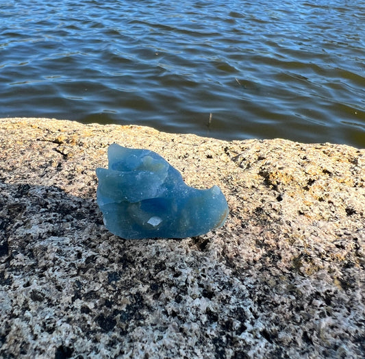 Blue Onyx Dragons Head