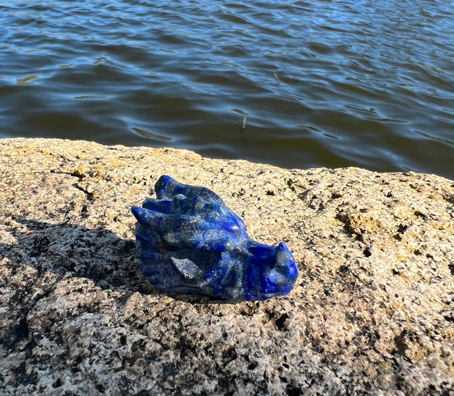 Lapis Lazuli Dragons Head