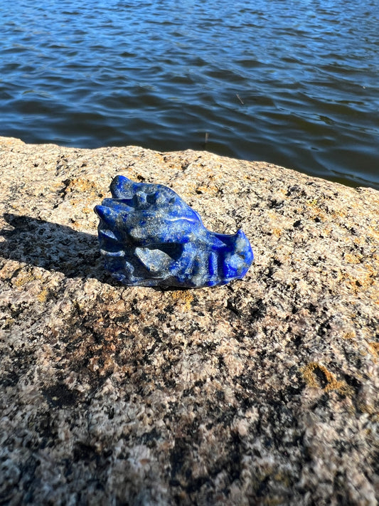 Lapis Lazuli Dragons Head