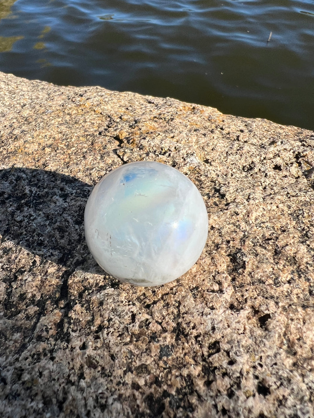 Rainbow Moonstone Sphere