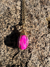 Load image into Gallery viewer, Pink Howlite Pendant
