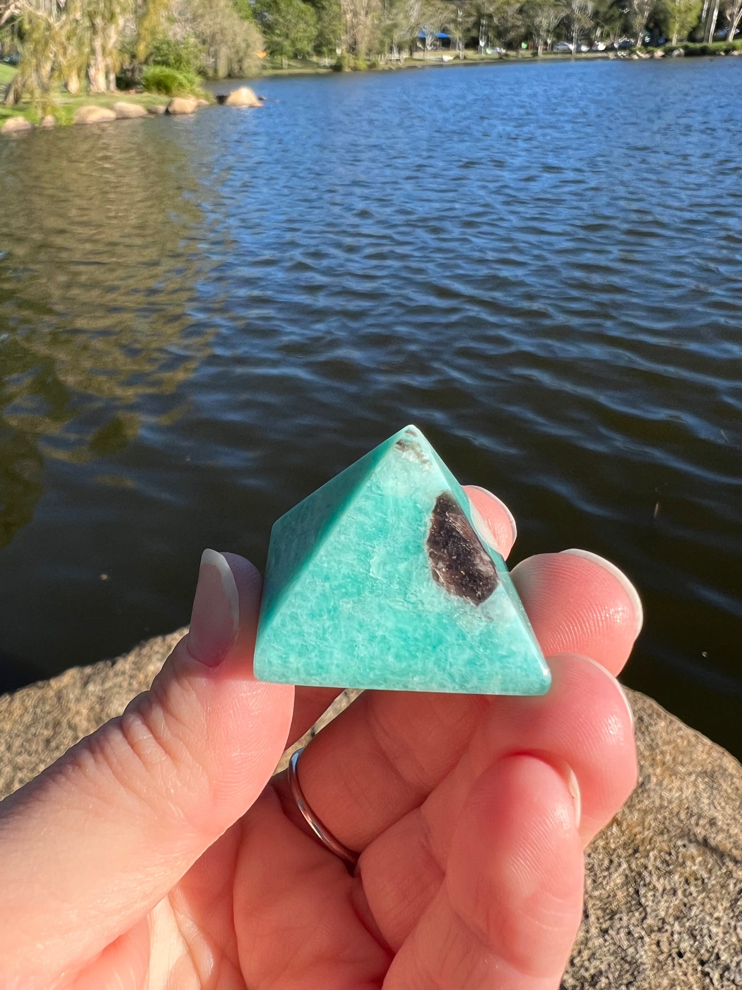 Amazonite Pyramid