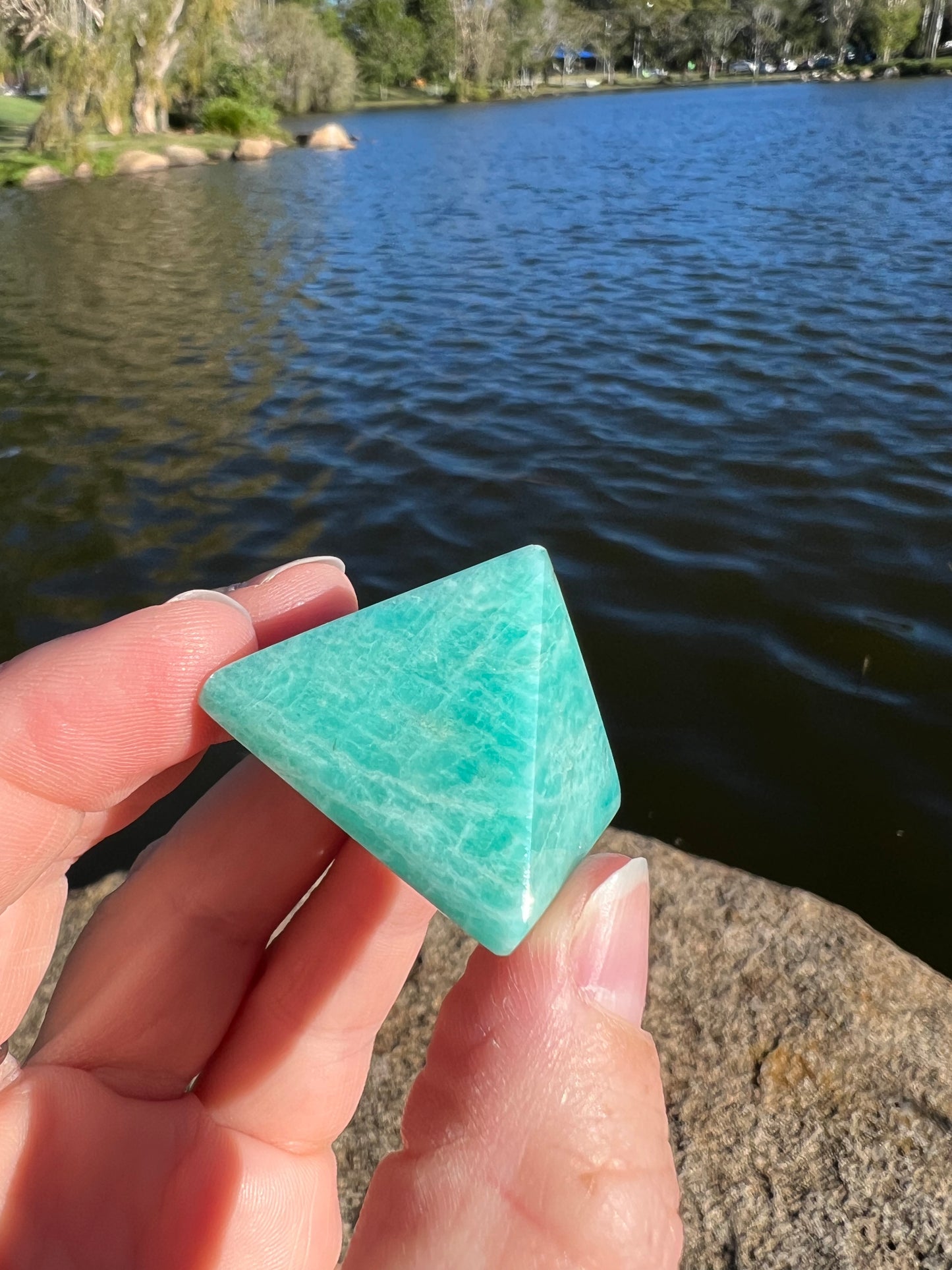 Amazonite Pyramid