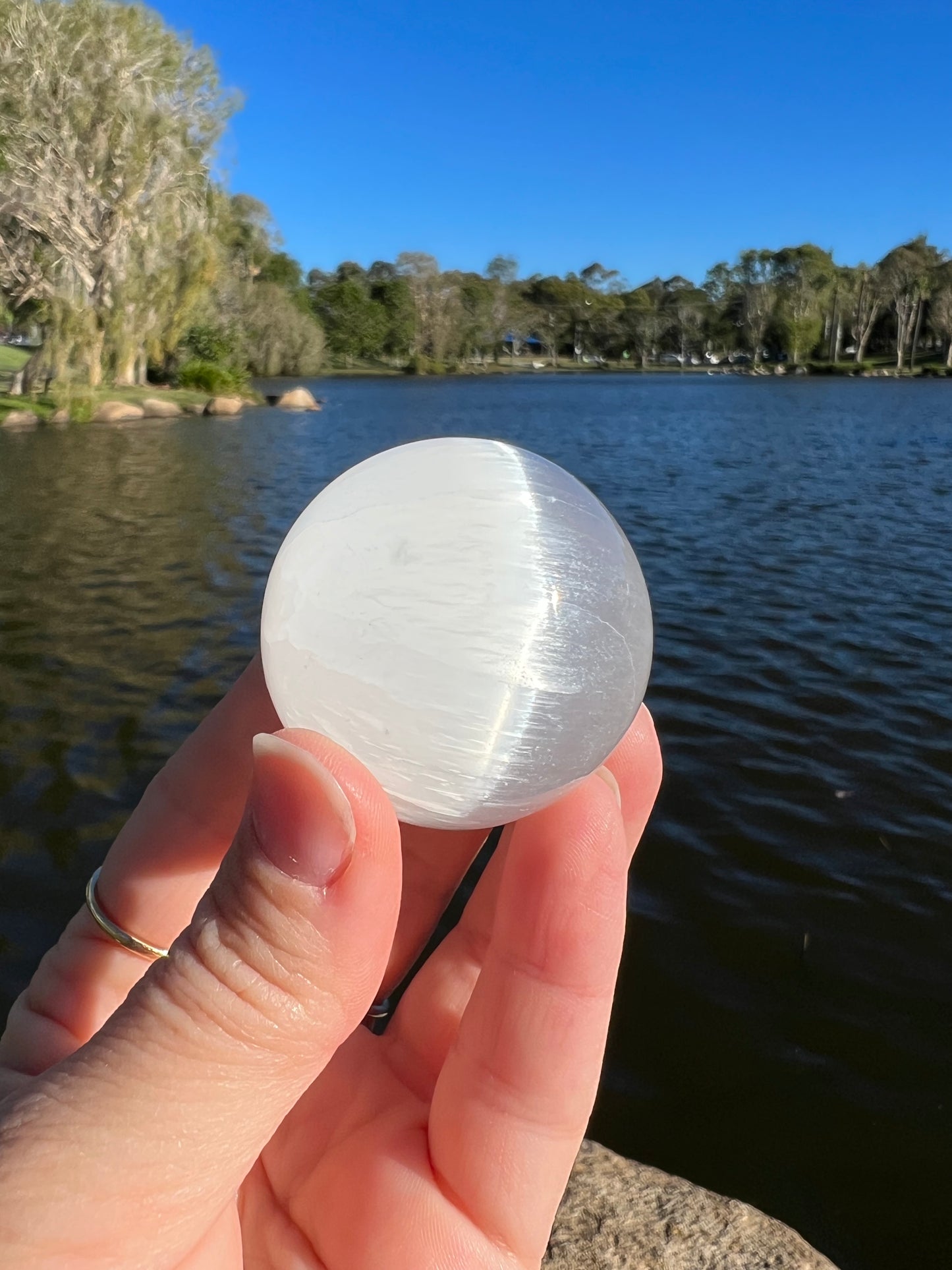 Selenite Sphere