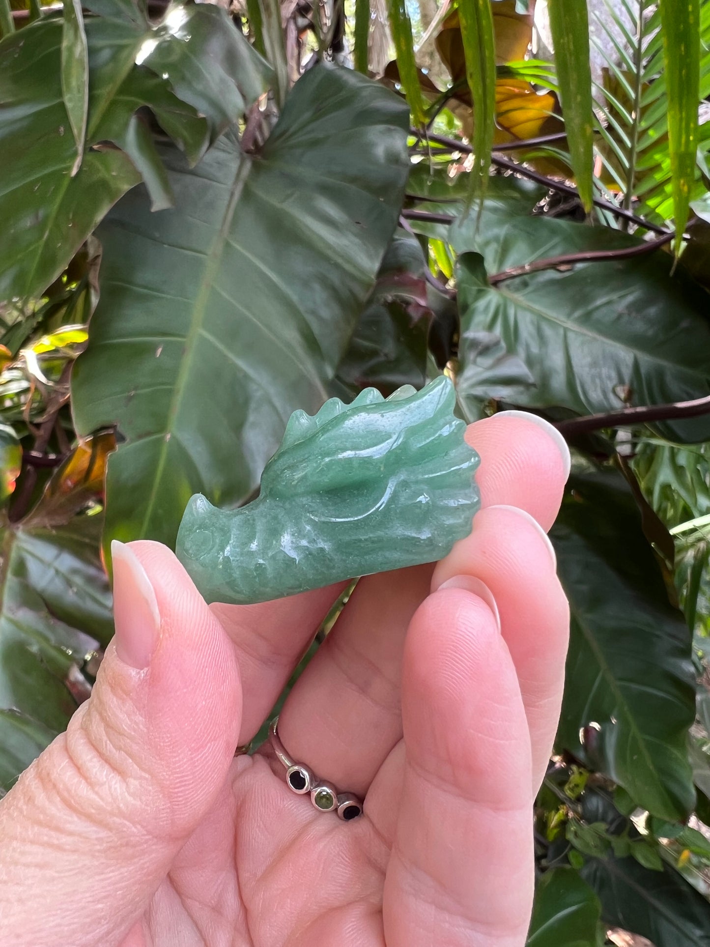 Aventurine Dragons Head