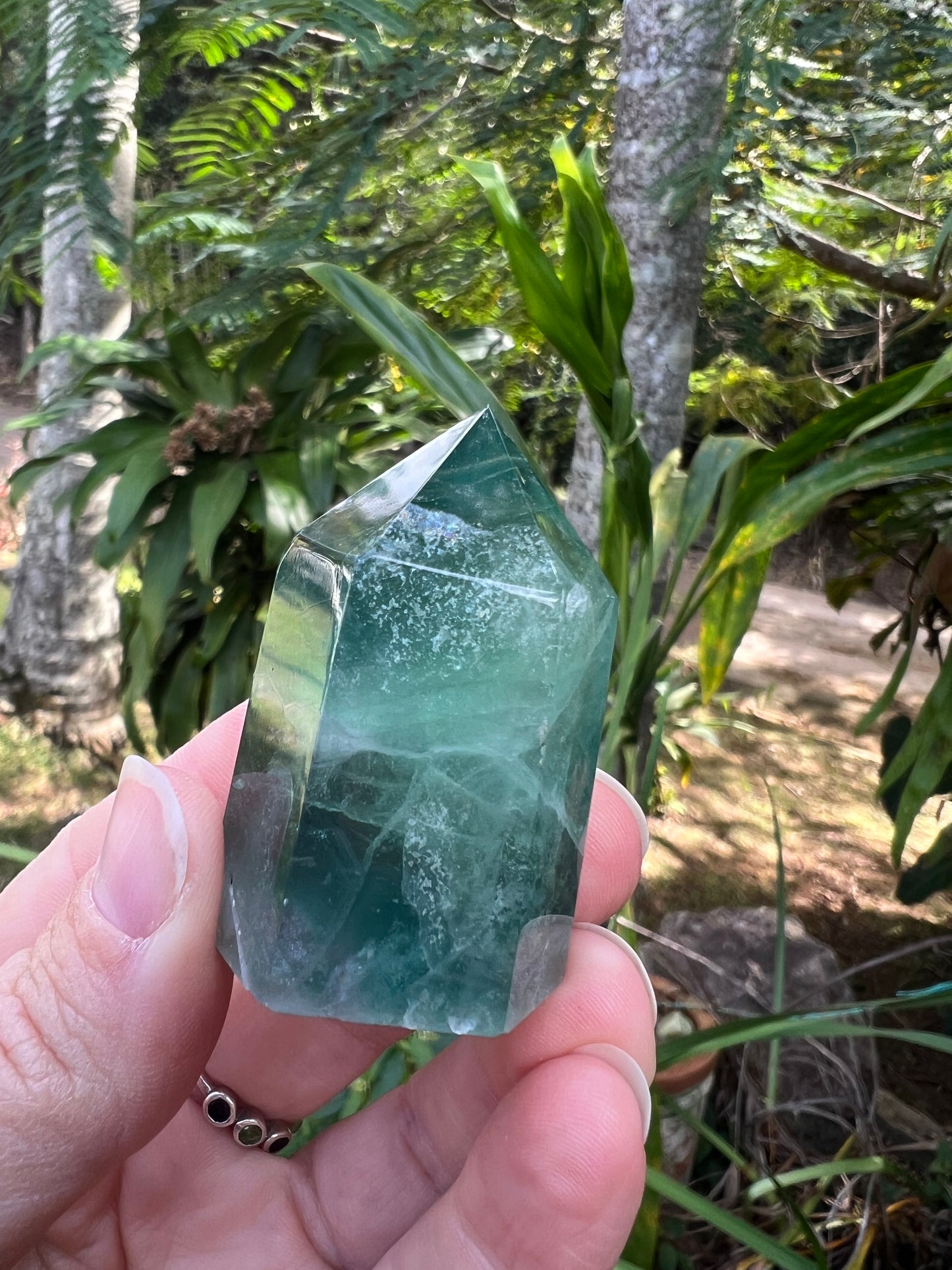 Green Fluorite Tower