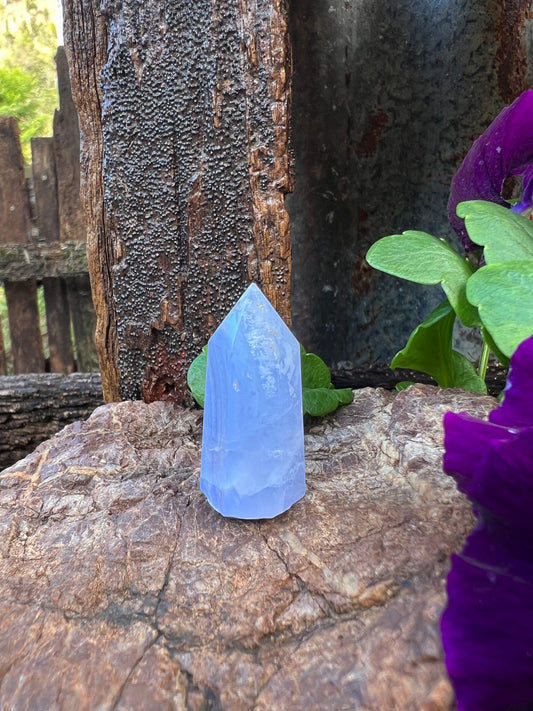 Blue Lace Agate Tower