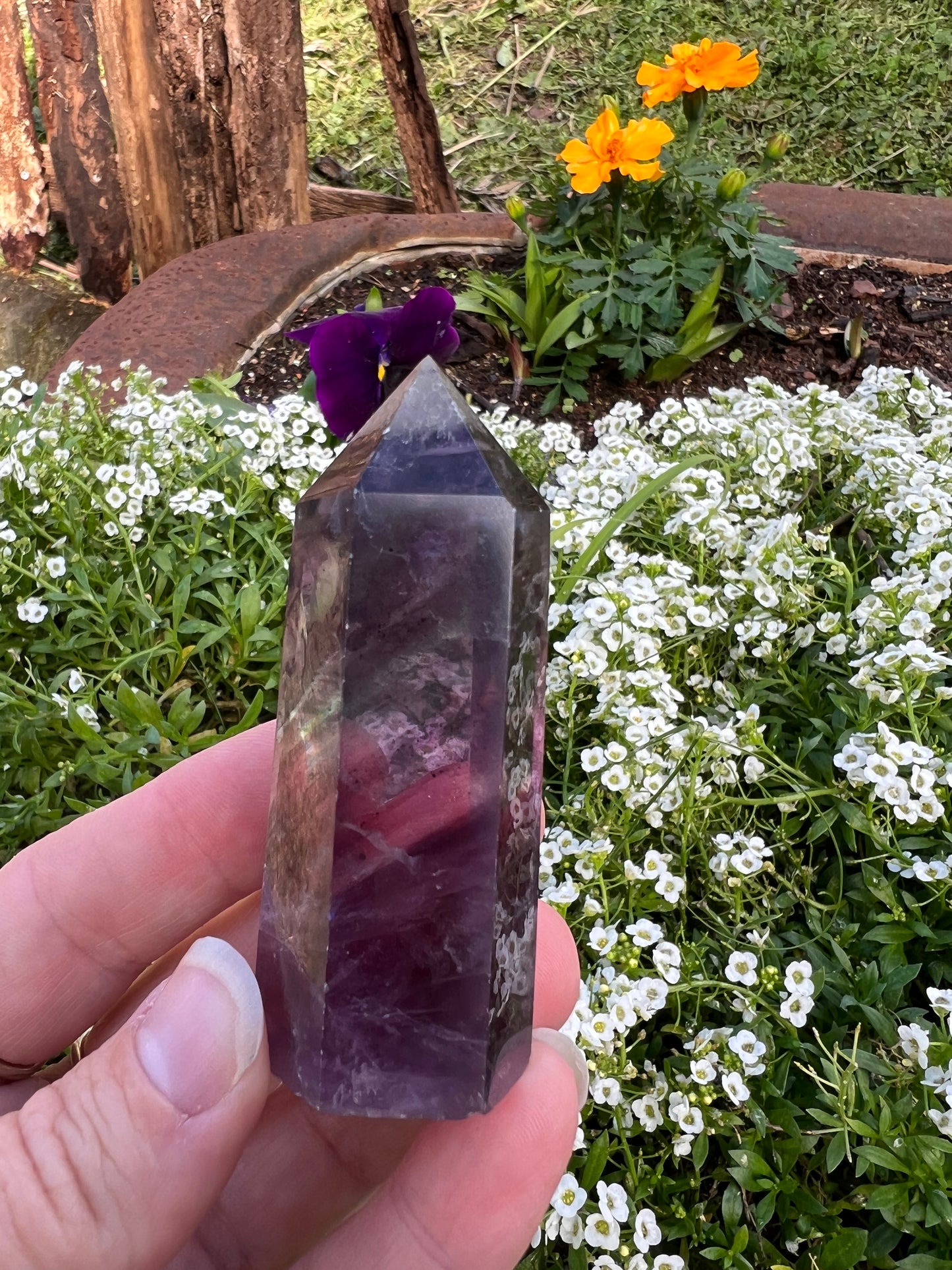Rainbow Fluorite Tower