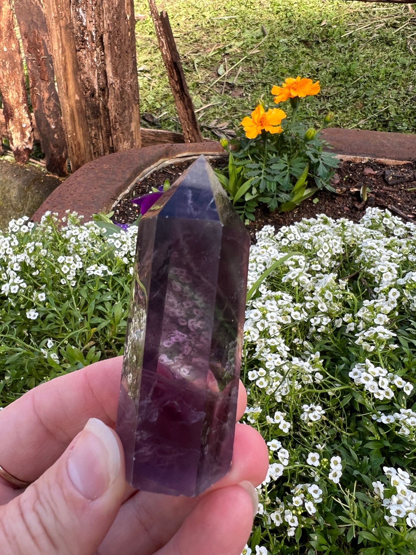 Rainbow Fluorite Tower