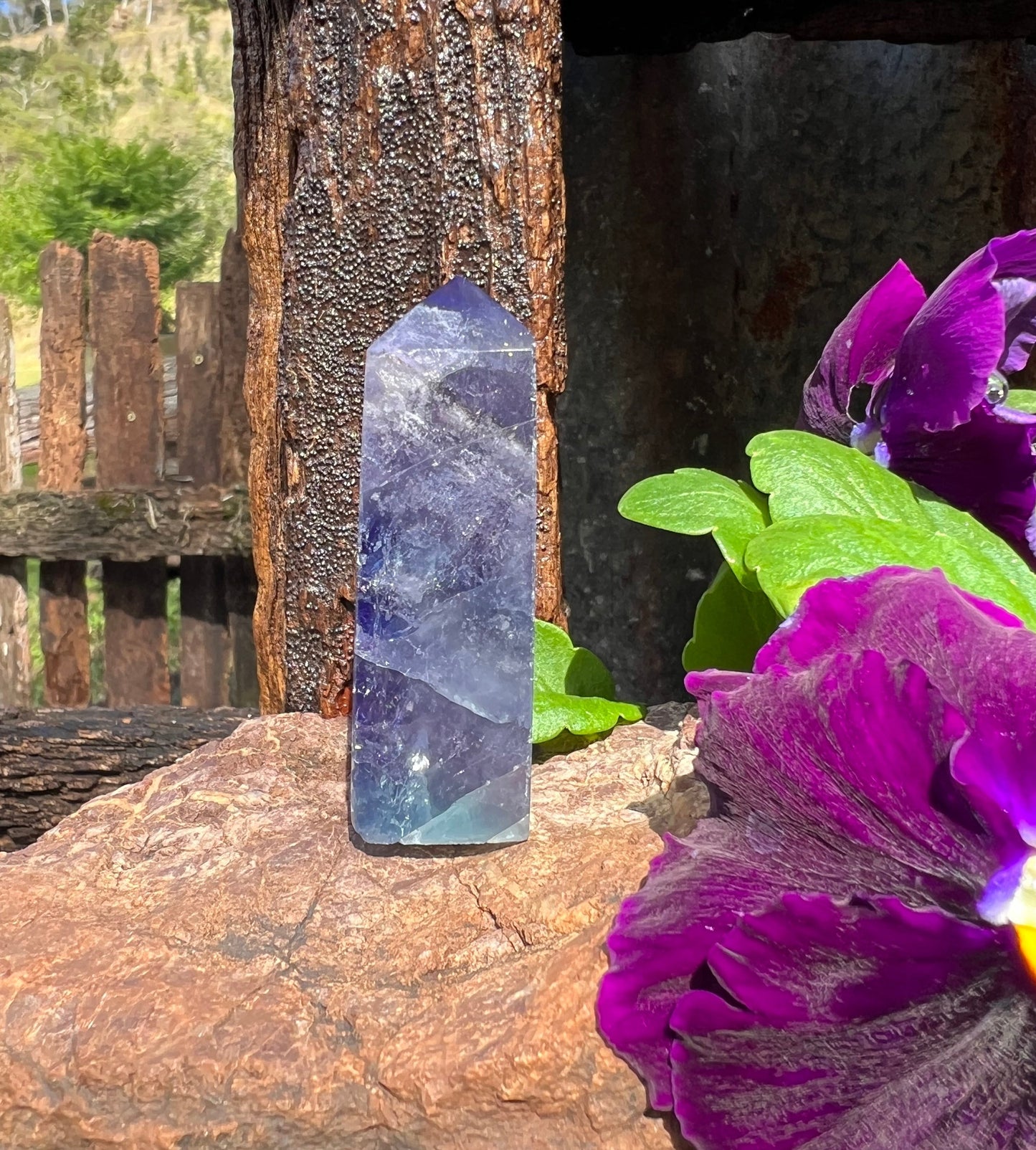 Galaxy Pyrite Fluorite Tower