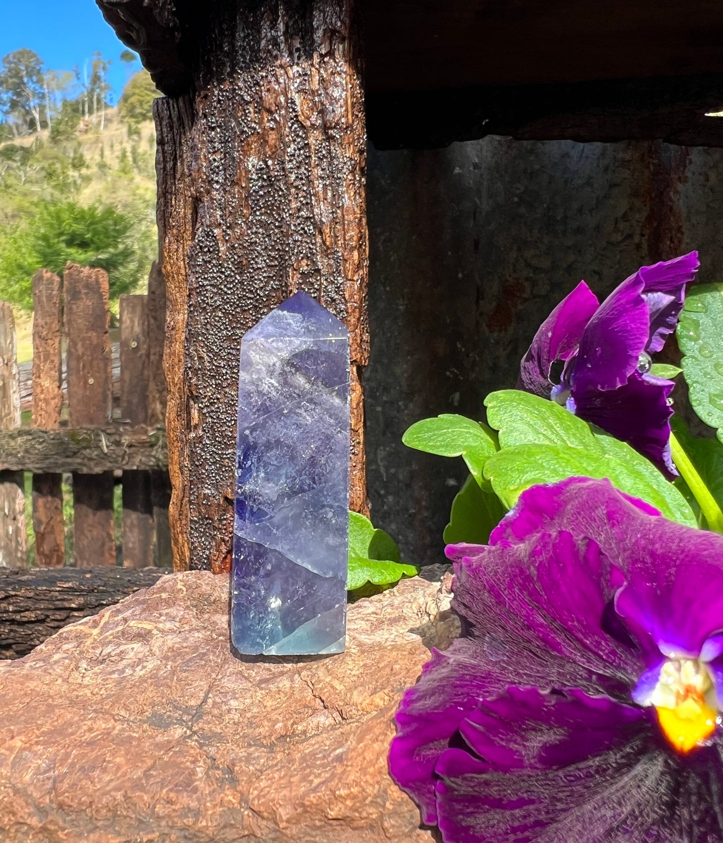 Galaxy Pyrite Fluorite Tower