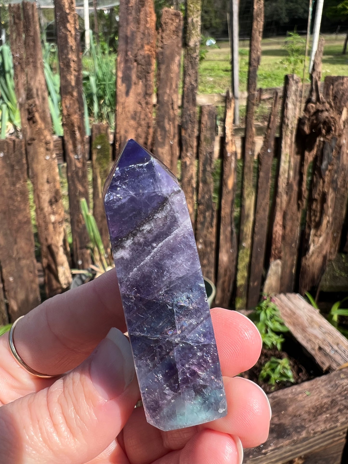 Galaxy Pyrite Fluorite Tower