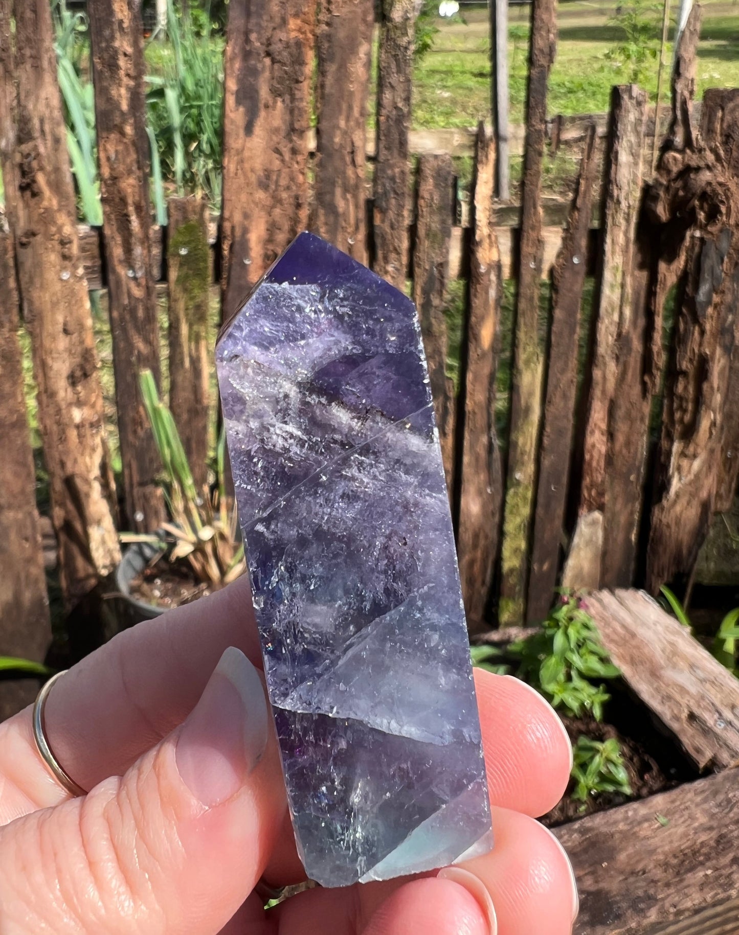 Galaxy Pyrite Fluorite Tower