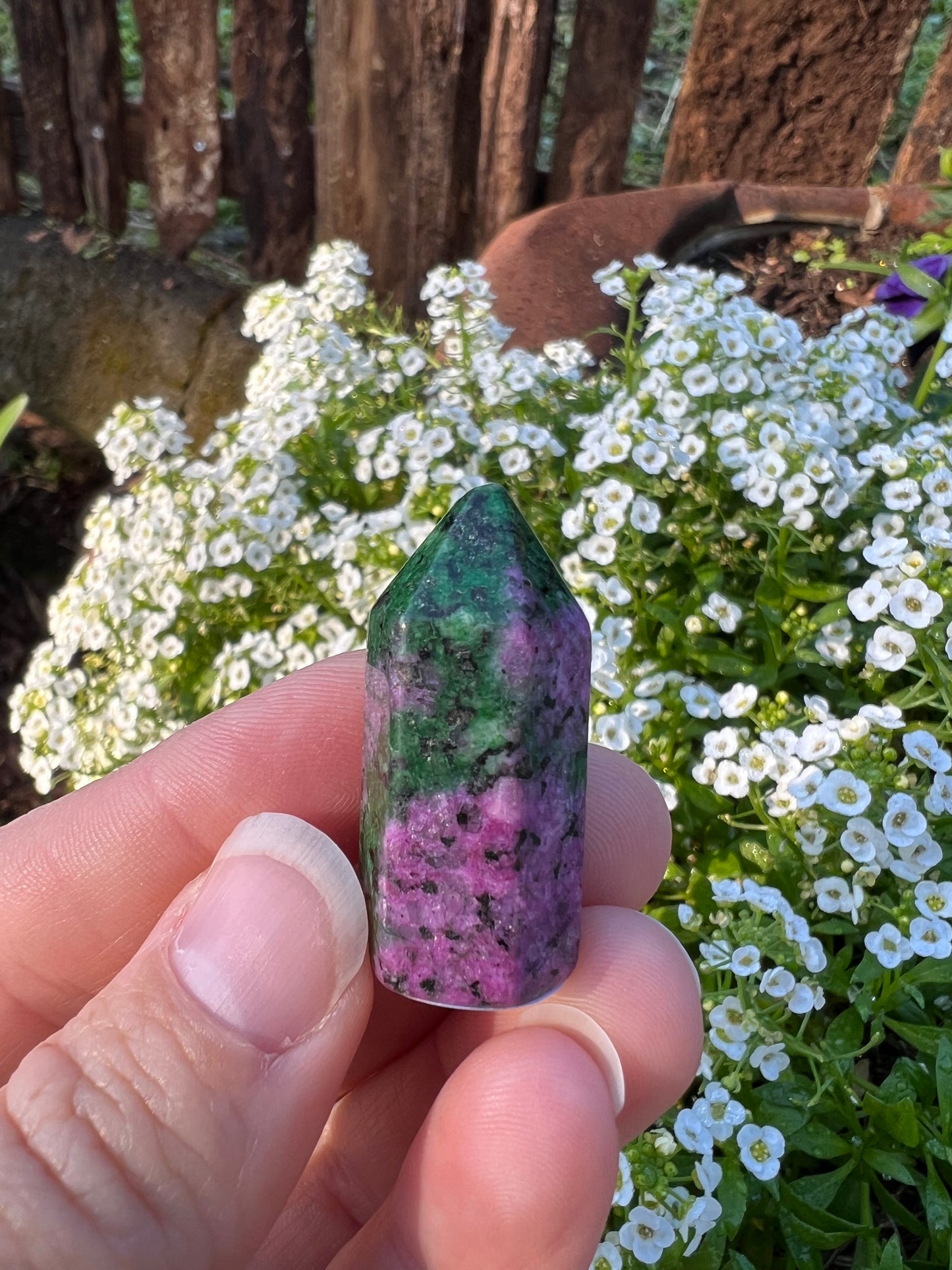 Ruby Zoisite Mini Tower