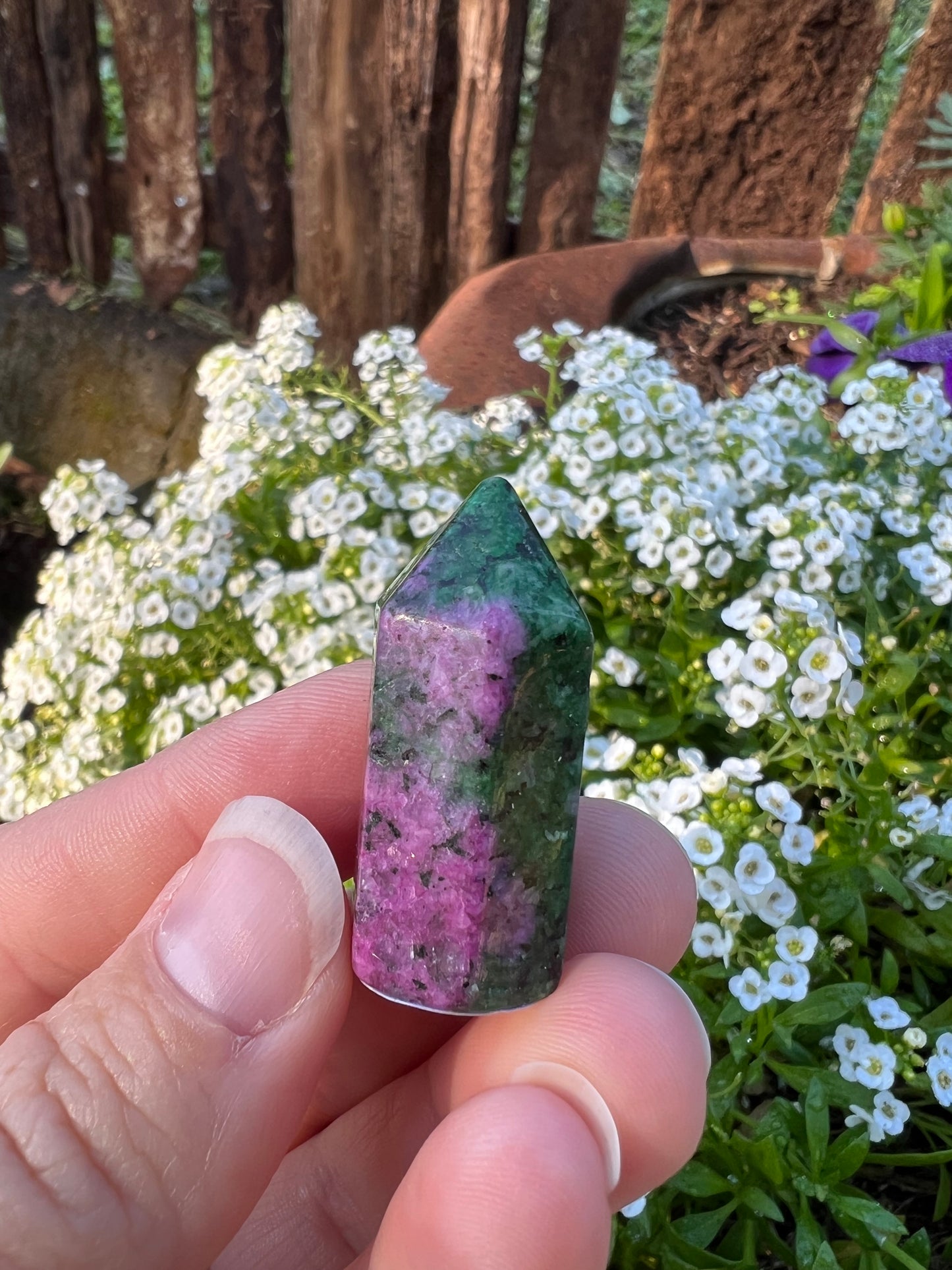 Ruby Zoisite Mini Tower