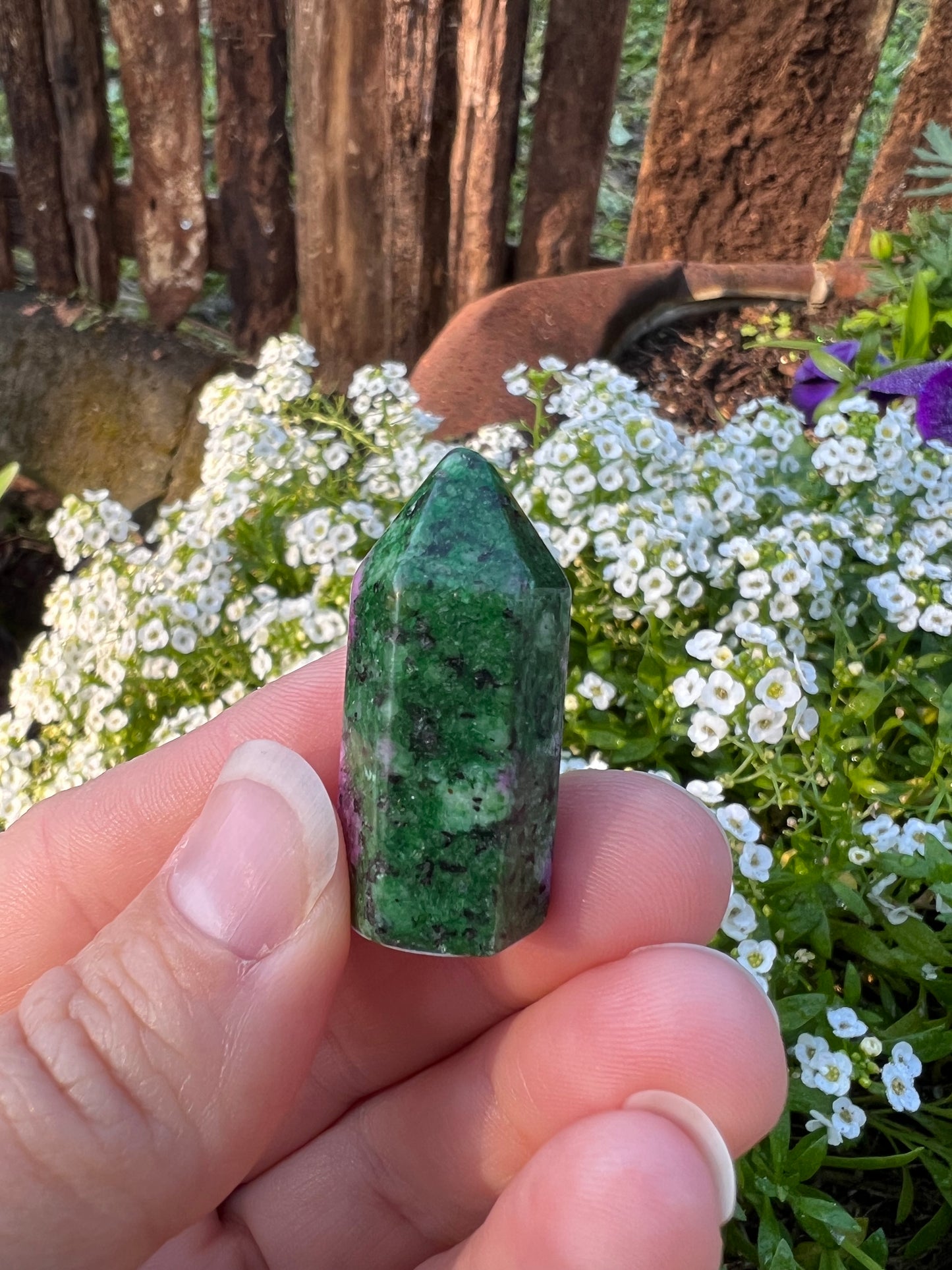 Ruby Zoisite Mini Tower