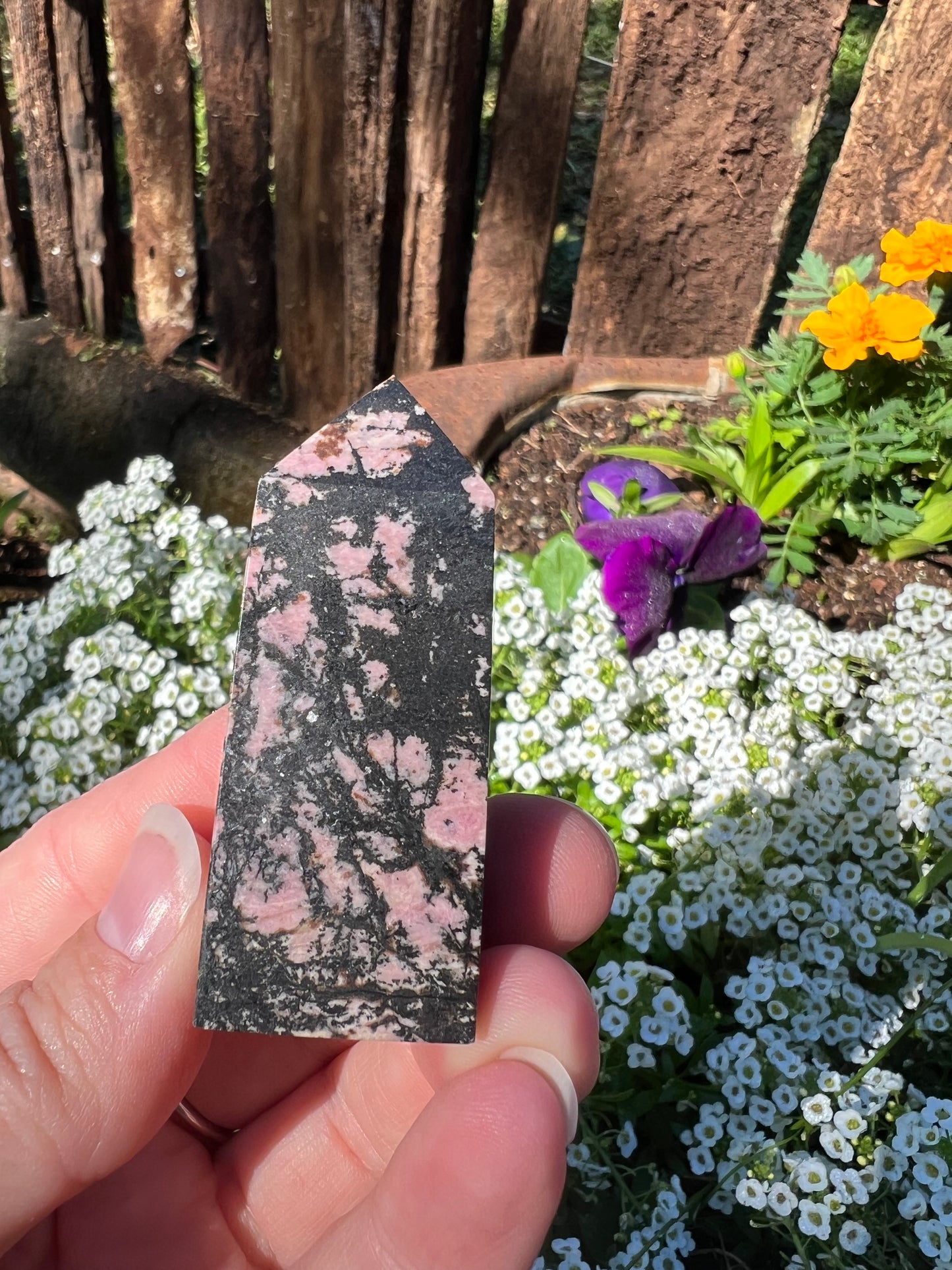 Rhodonite Tower