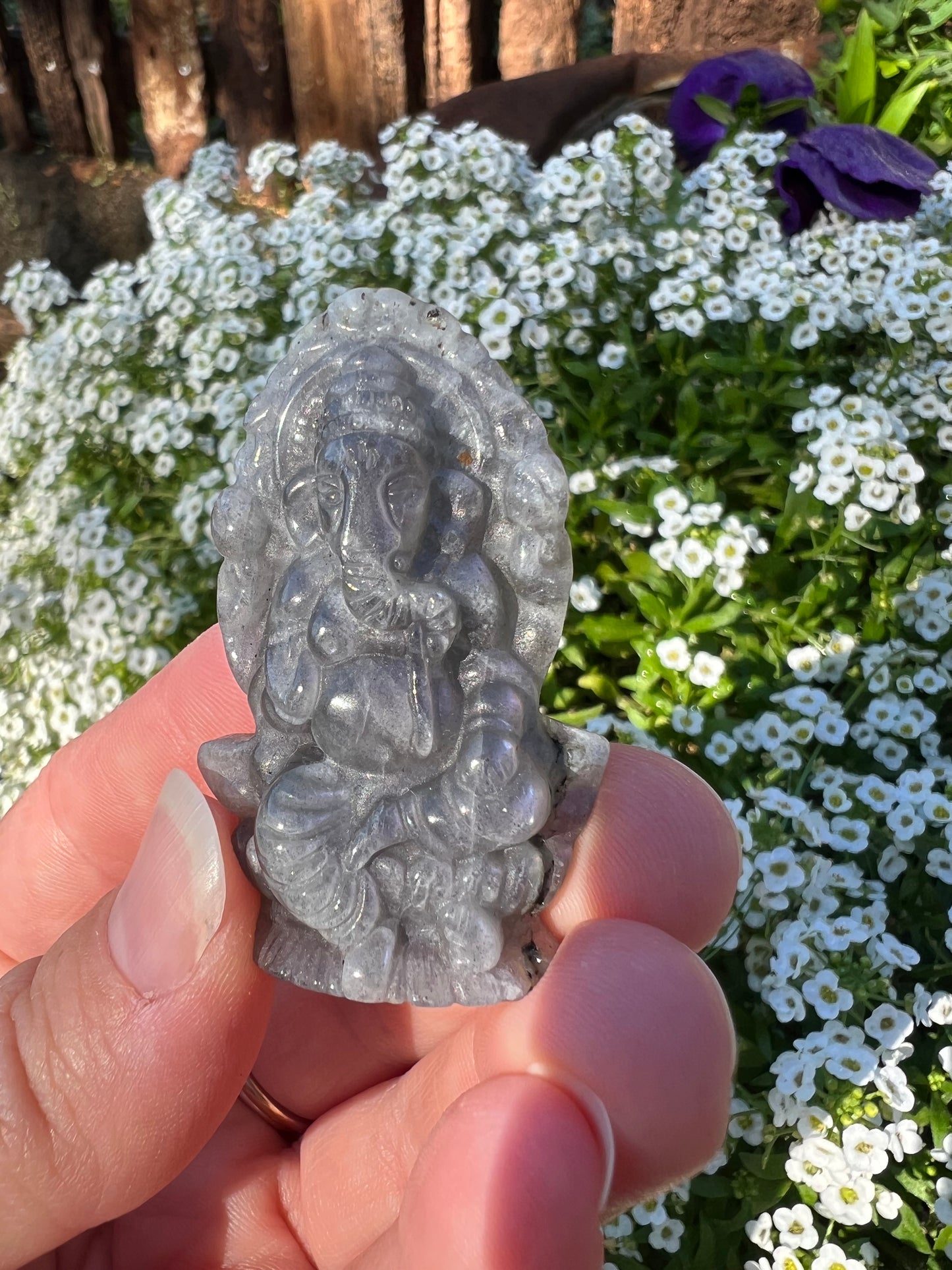 Labradorite Ganesha