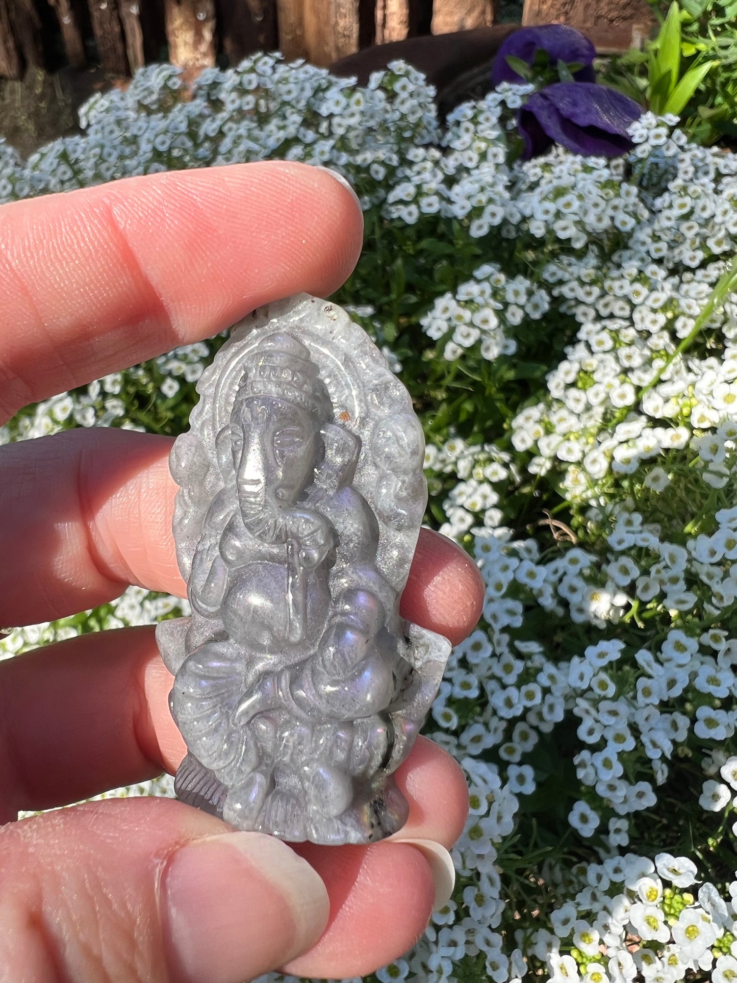 Labradorite Ganesha