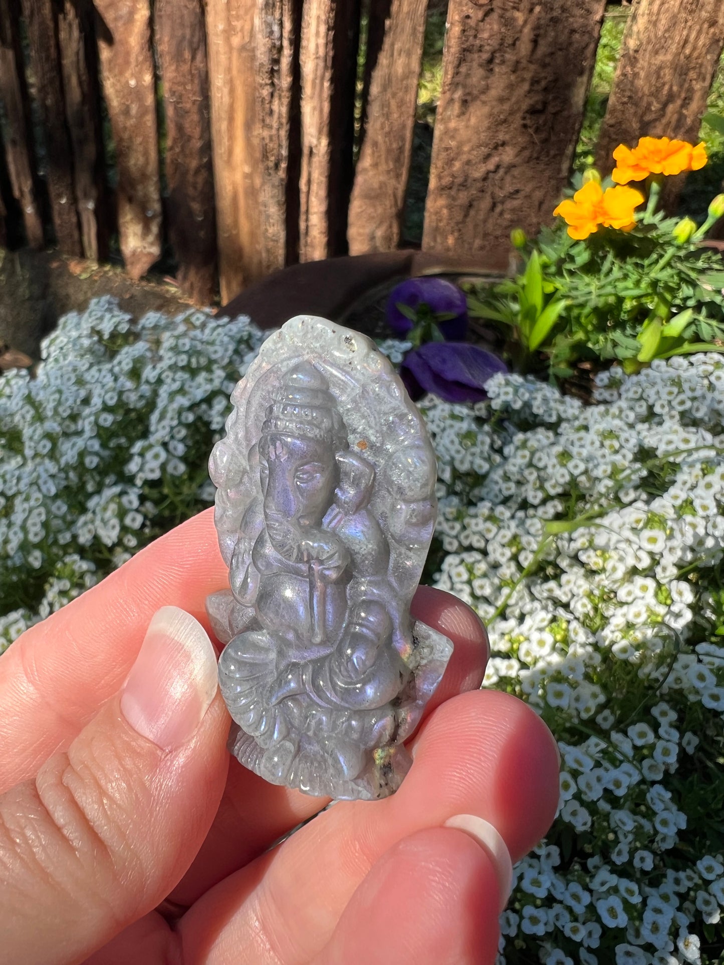 Labradorite Ganesha