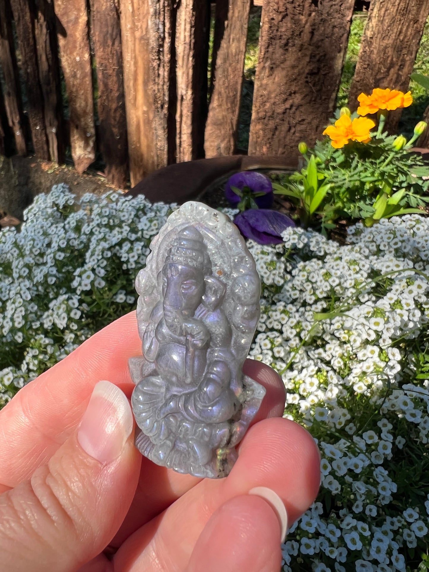 Labradorite Ganesha