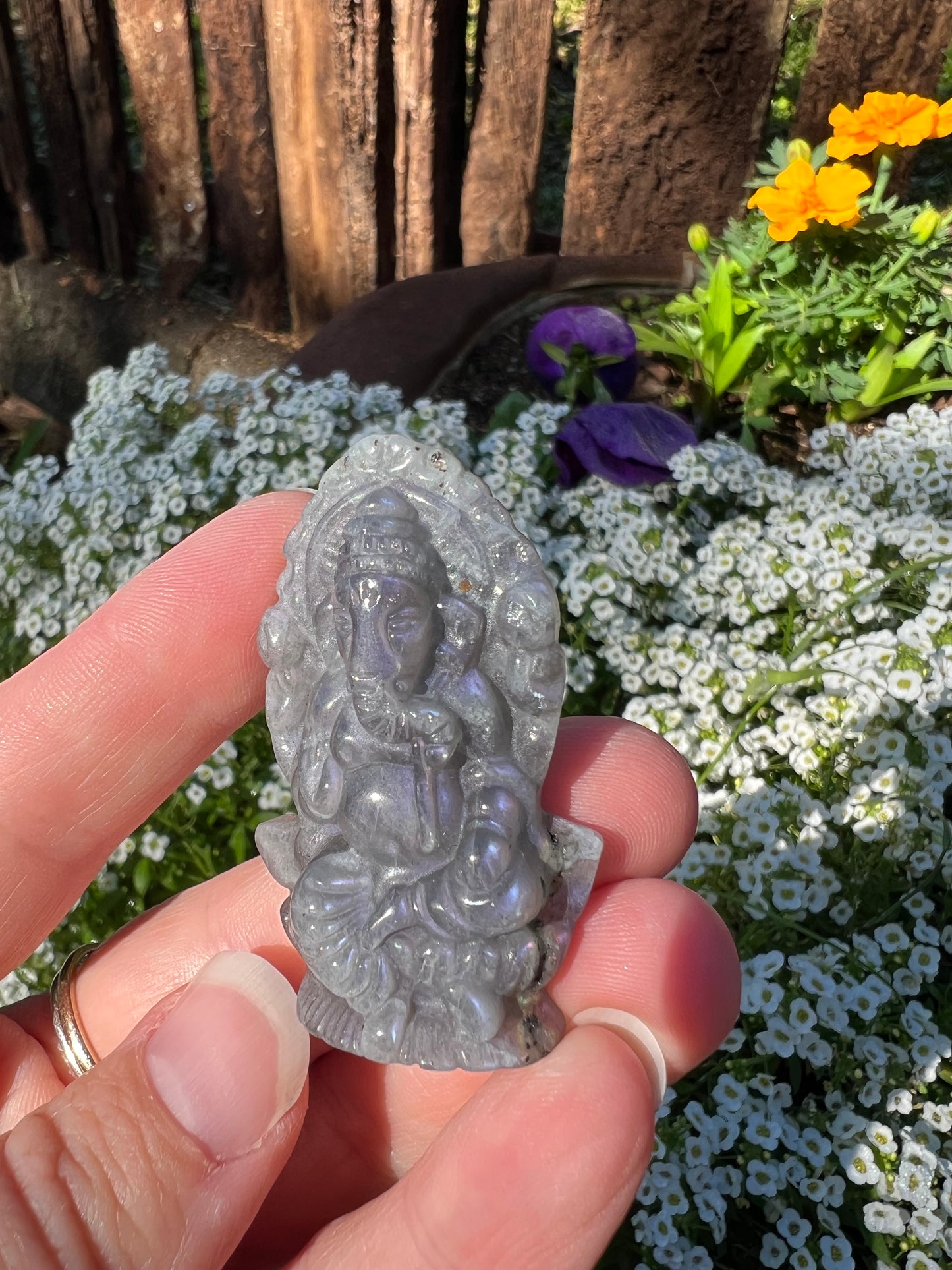 Labradorite Ganesha