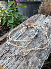 Load image into Gallery viewer, Colombian Quartz Macrame Pendant
