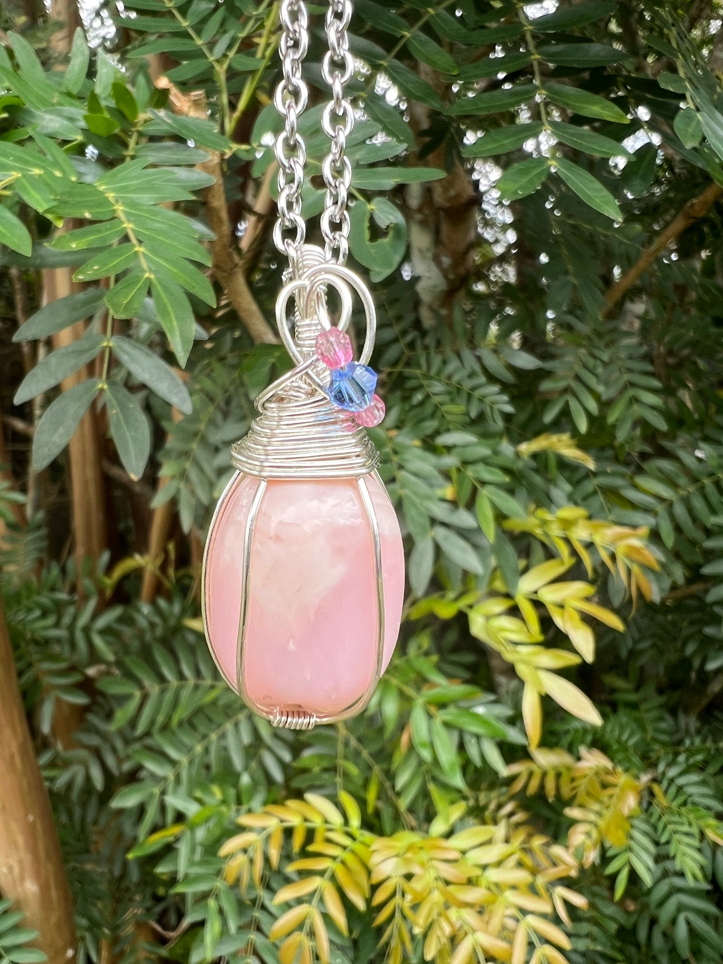 Pink Opal Pendant