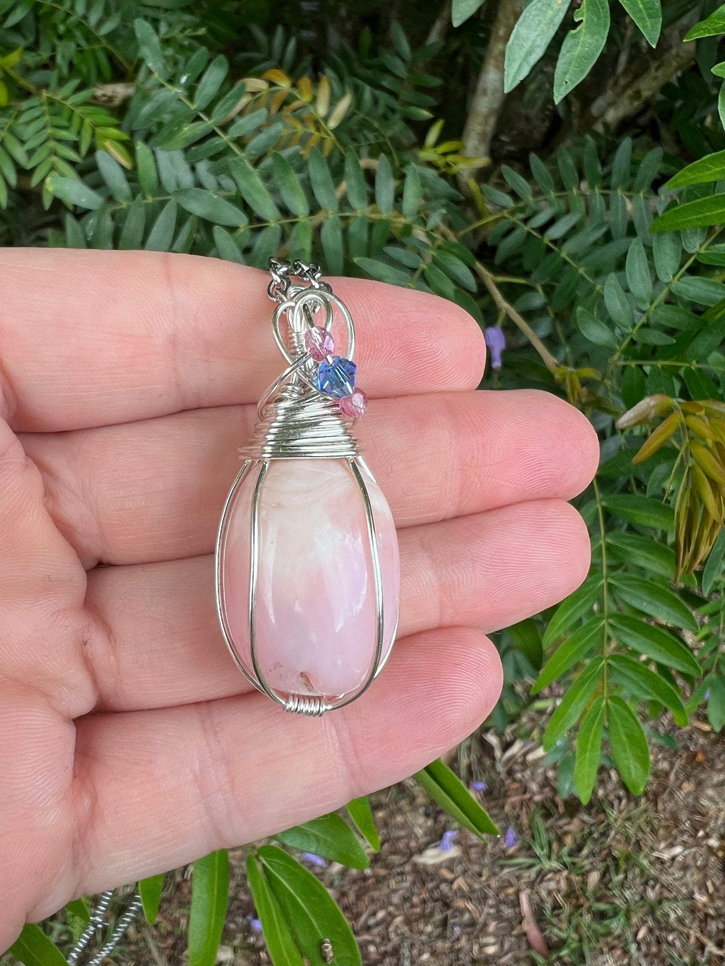 Pink Opal Pendant