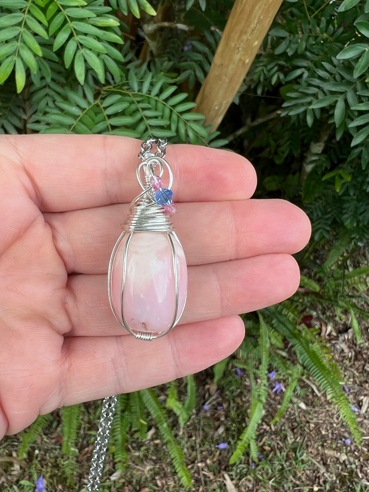 Pink Opal Pendant