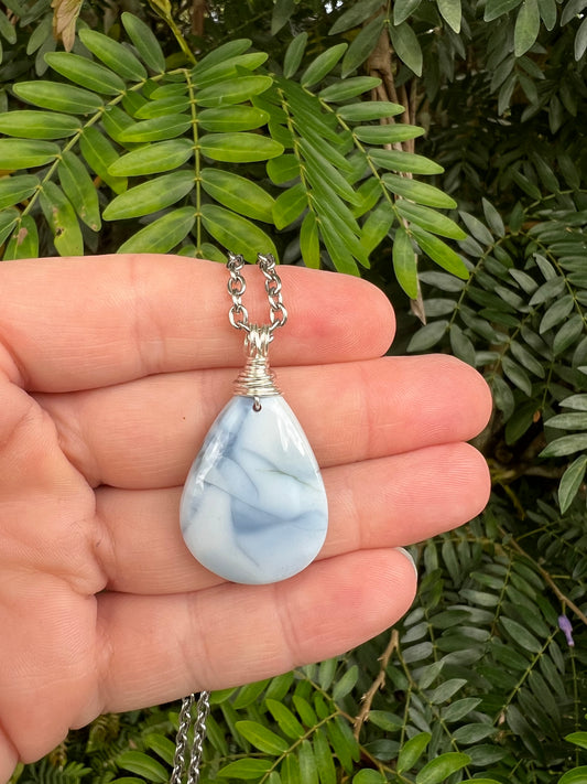 Owyhee Blue Opal Pendant