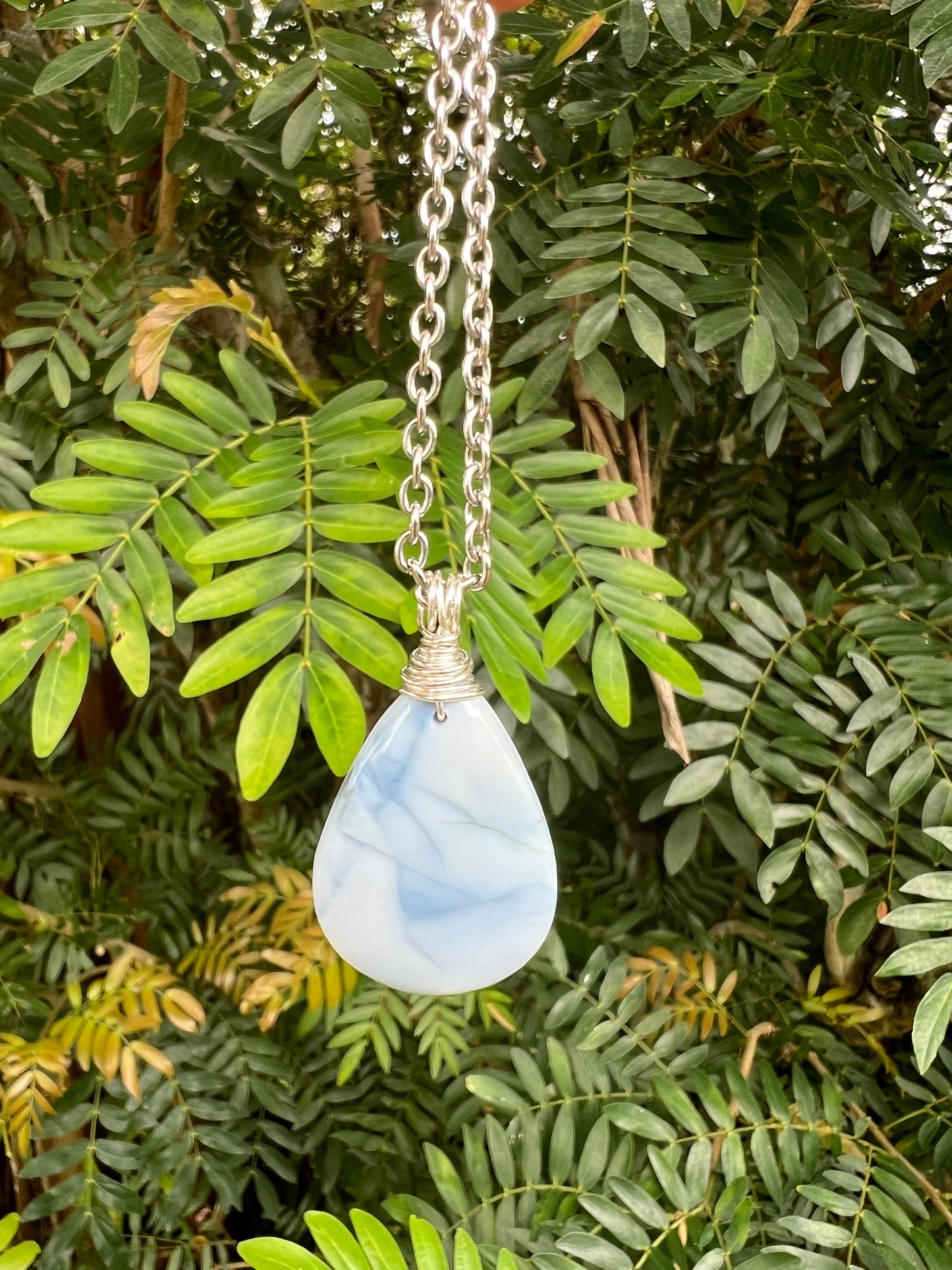 Owyhee Blue Opal Pendant