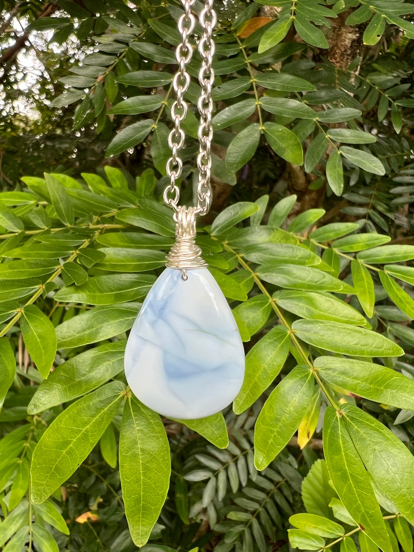 Owyhee Blue Opal Pendant