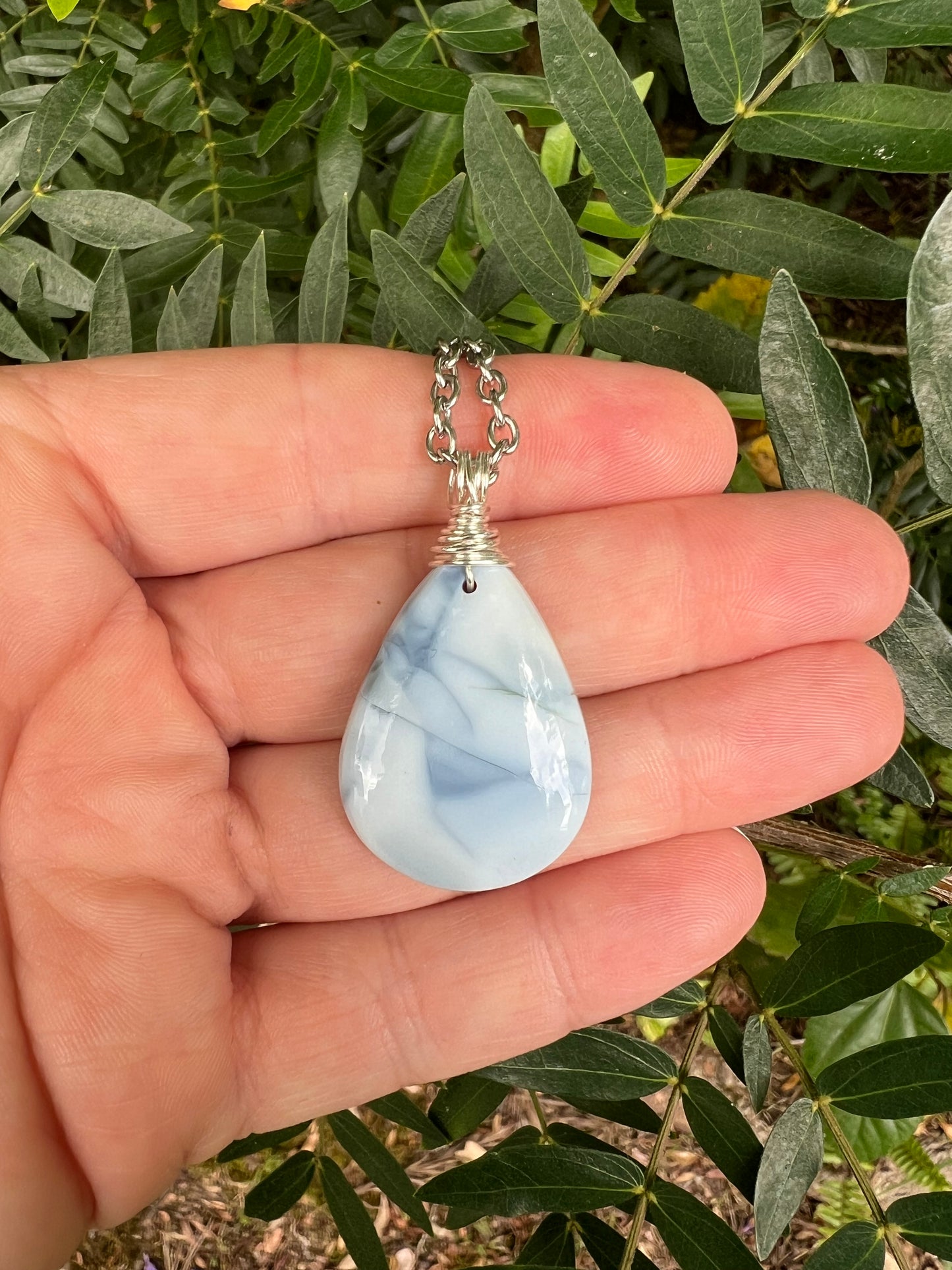 Owyhee Blue Opal Pendant