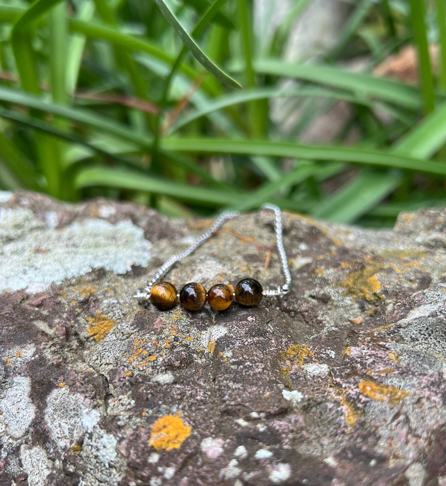 Tiger Eye Silver Bracelet