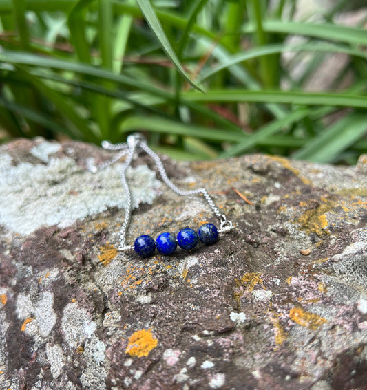 Lapis Lazuli Silver Bracelet