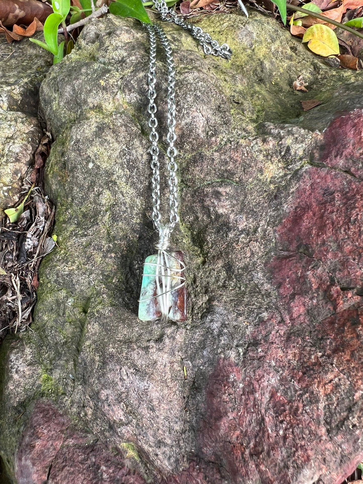 Australian Chrysoprase Pendant