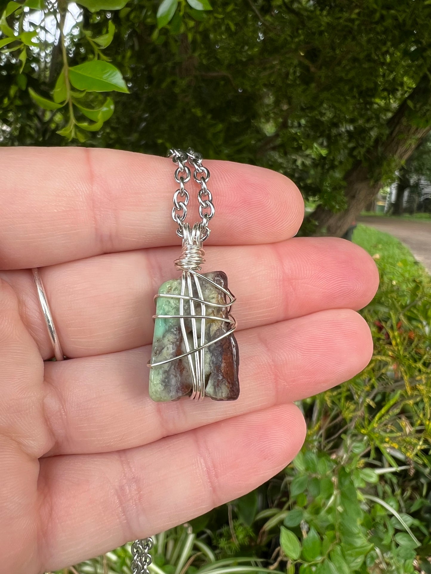 Australian Chrysoprase Pendant