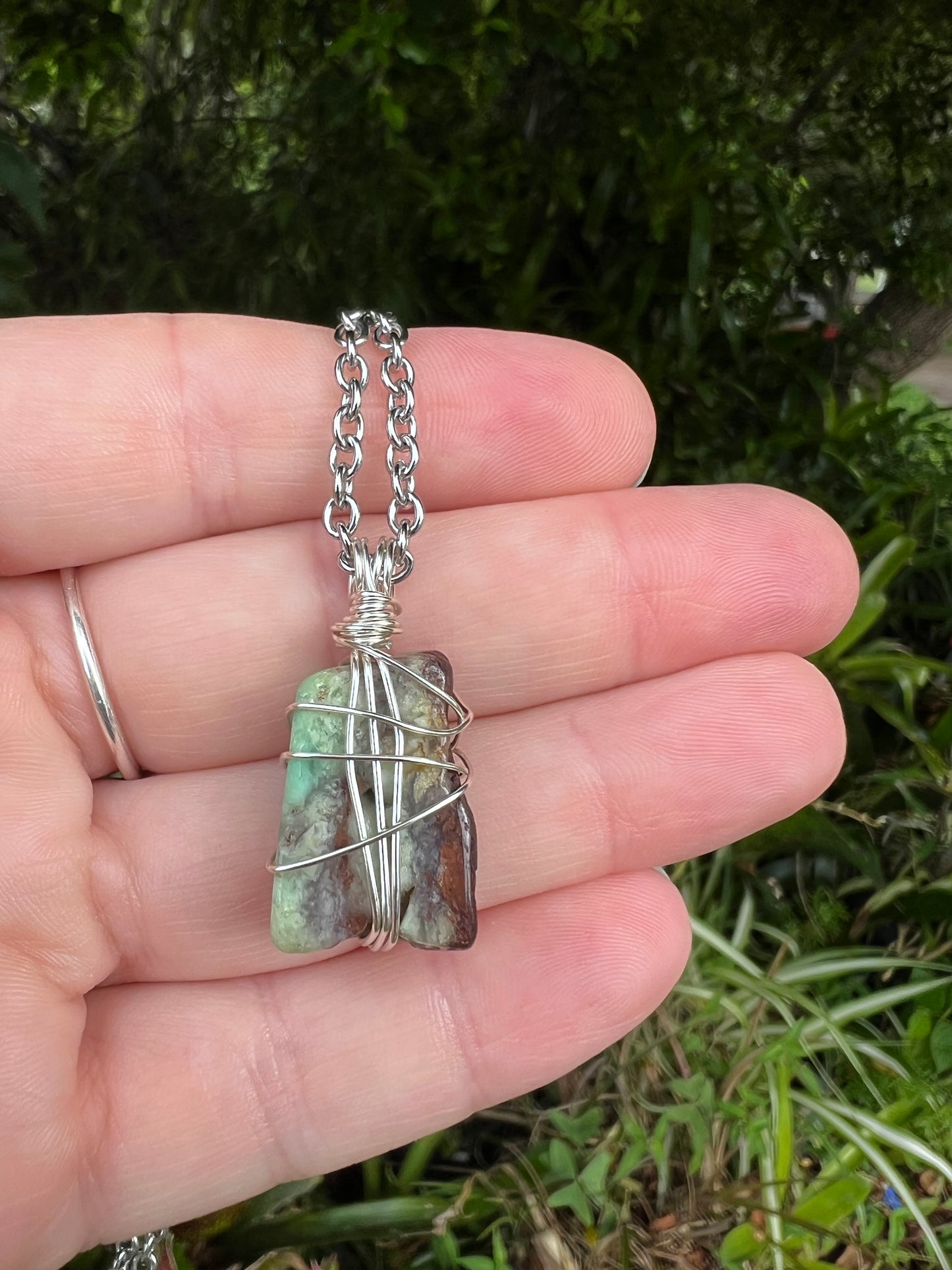 Australian Chrysoprase Pendant