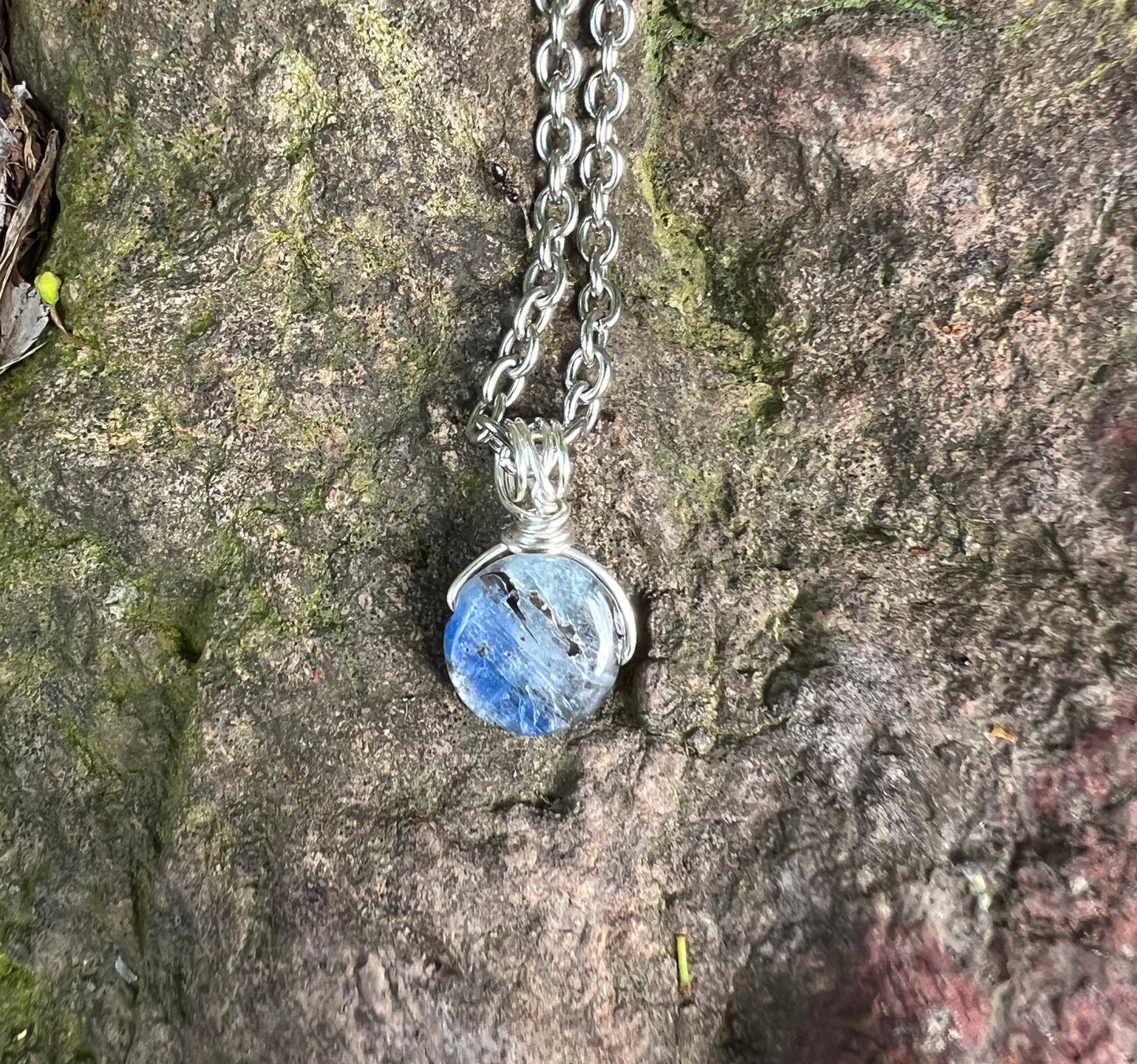 Rare Bi-Colour Kyanite Pendant