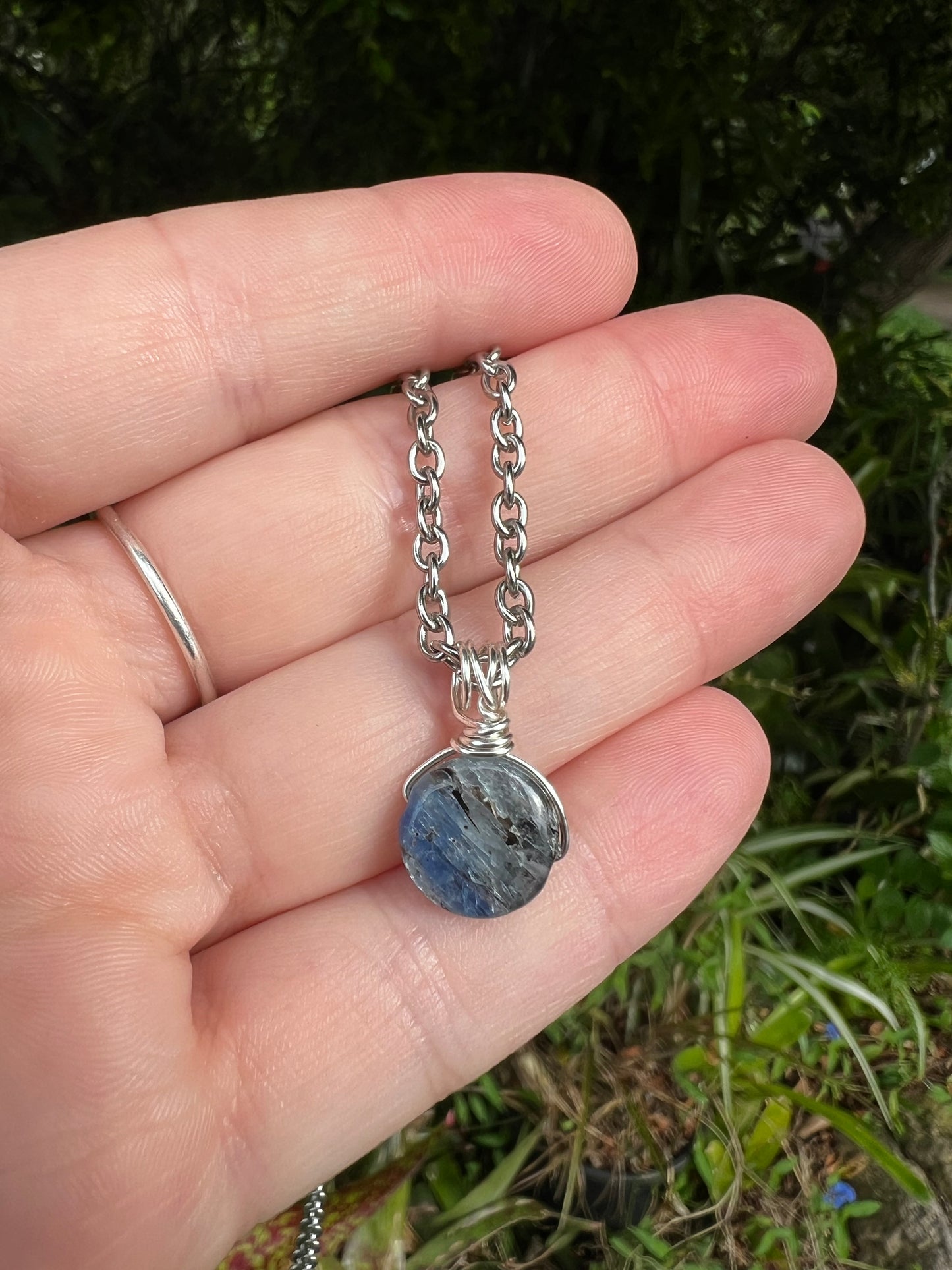 Rare Bi-Colour Kyanite Pendant