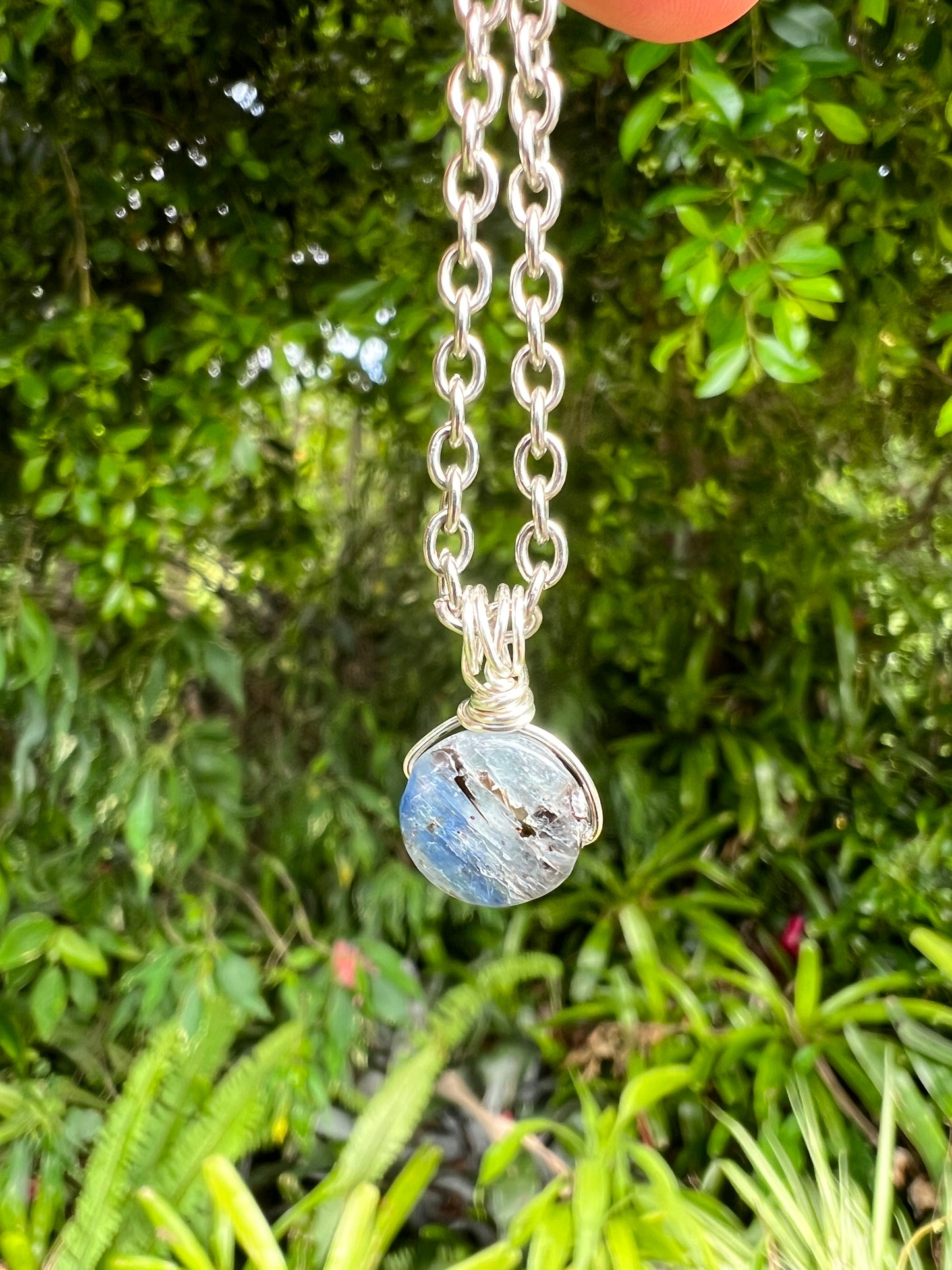 Rare Bi-Colour Kyanite Pendant