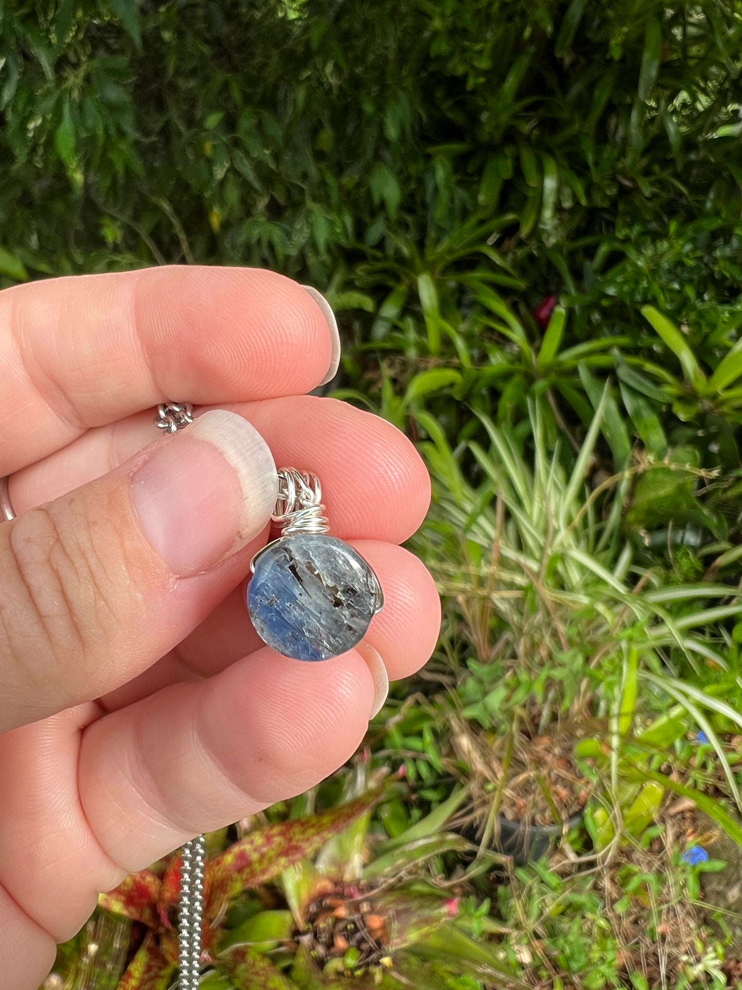 Rare Bi-Colour Kyanite Pendant