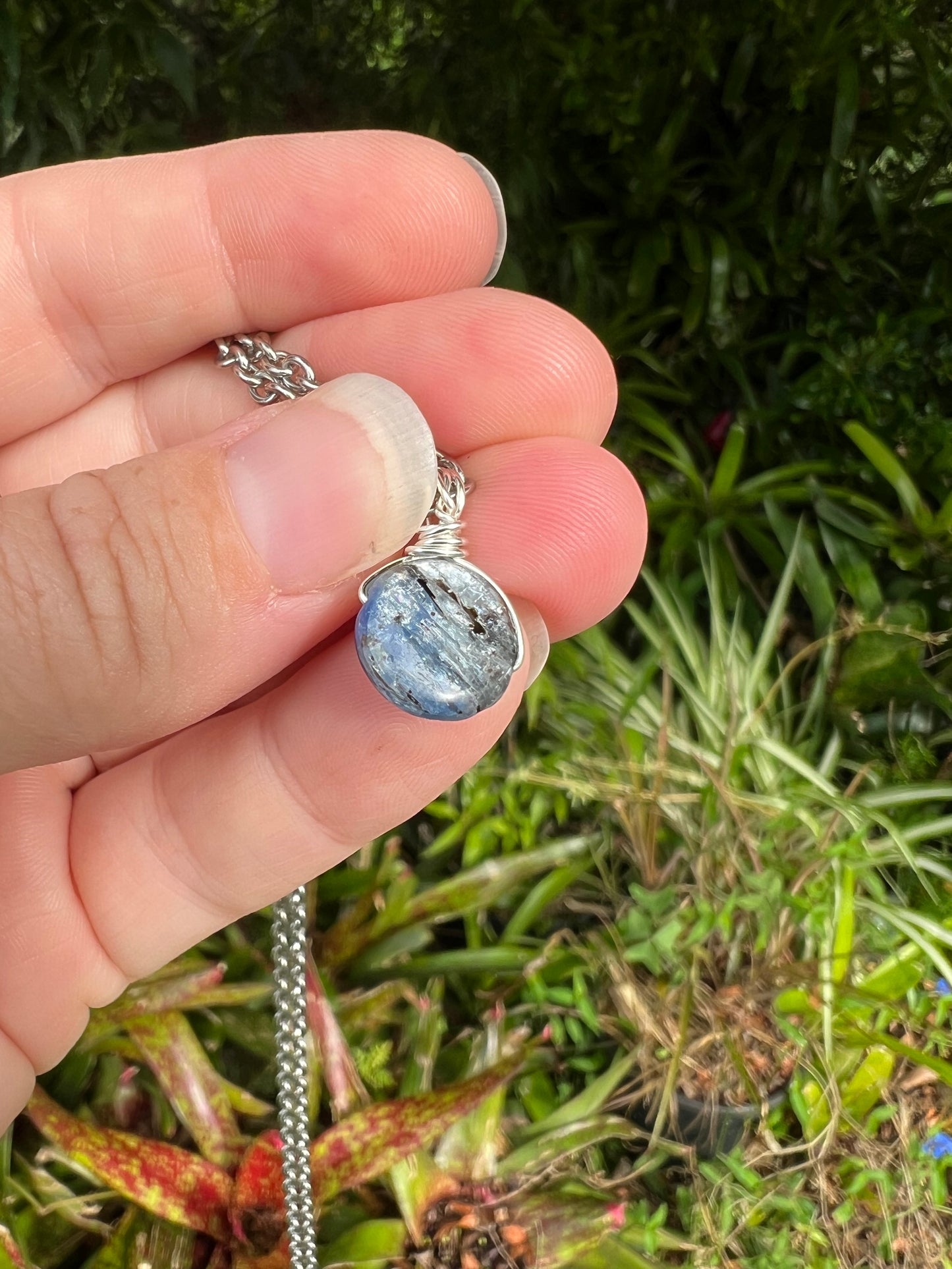 Rare Bi-Colour Kyanite Pendant