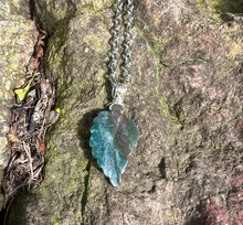 Load image into Gallery viewer, Bloodstone Leaf Pendant
