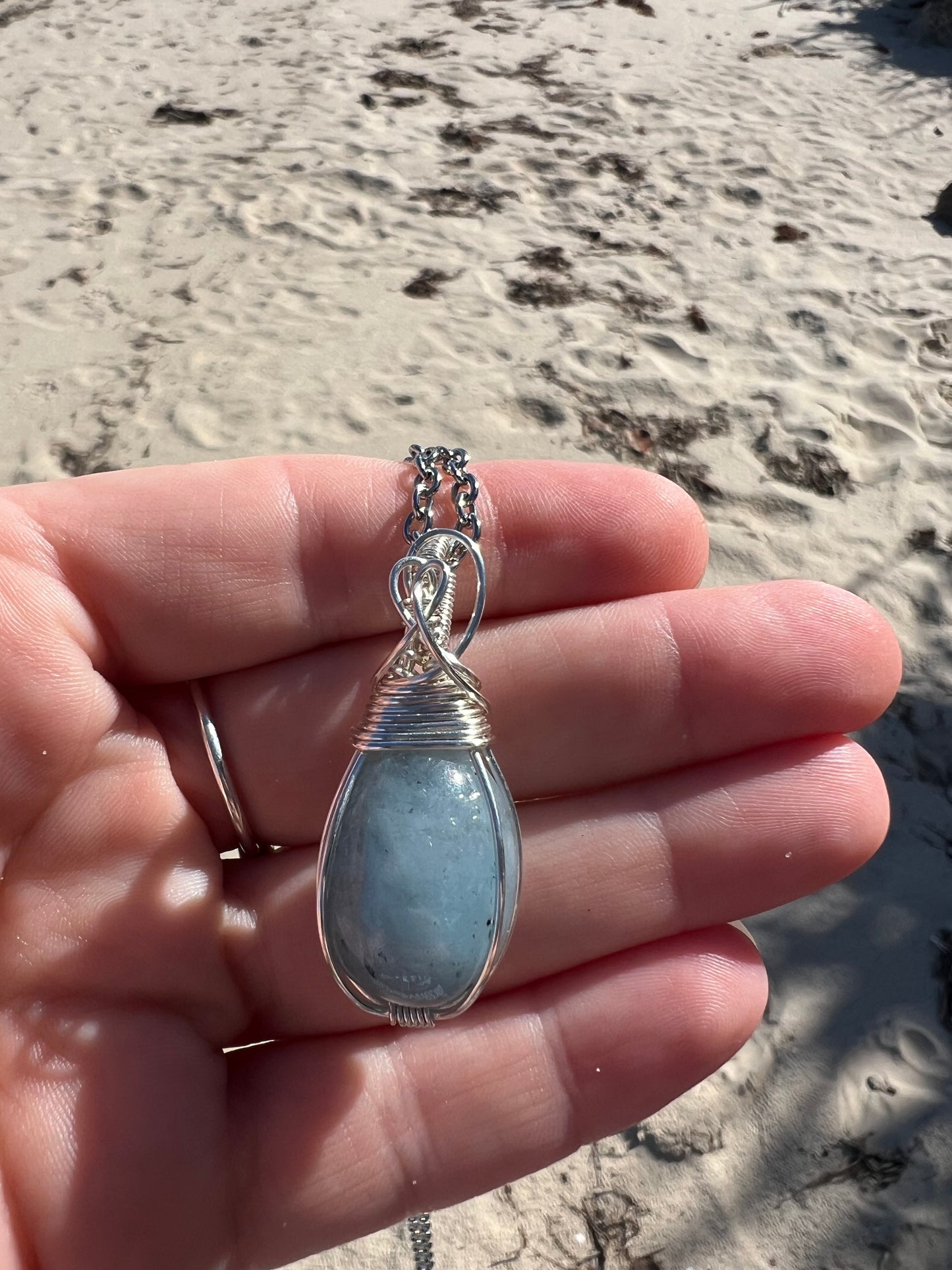 Gorgeous Aquamarine Pendant