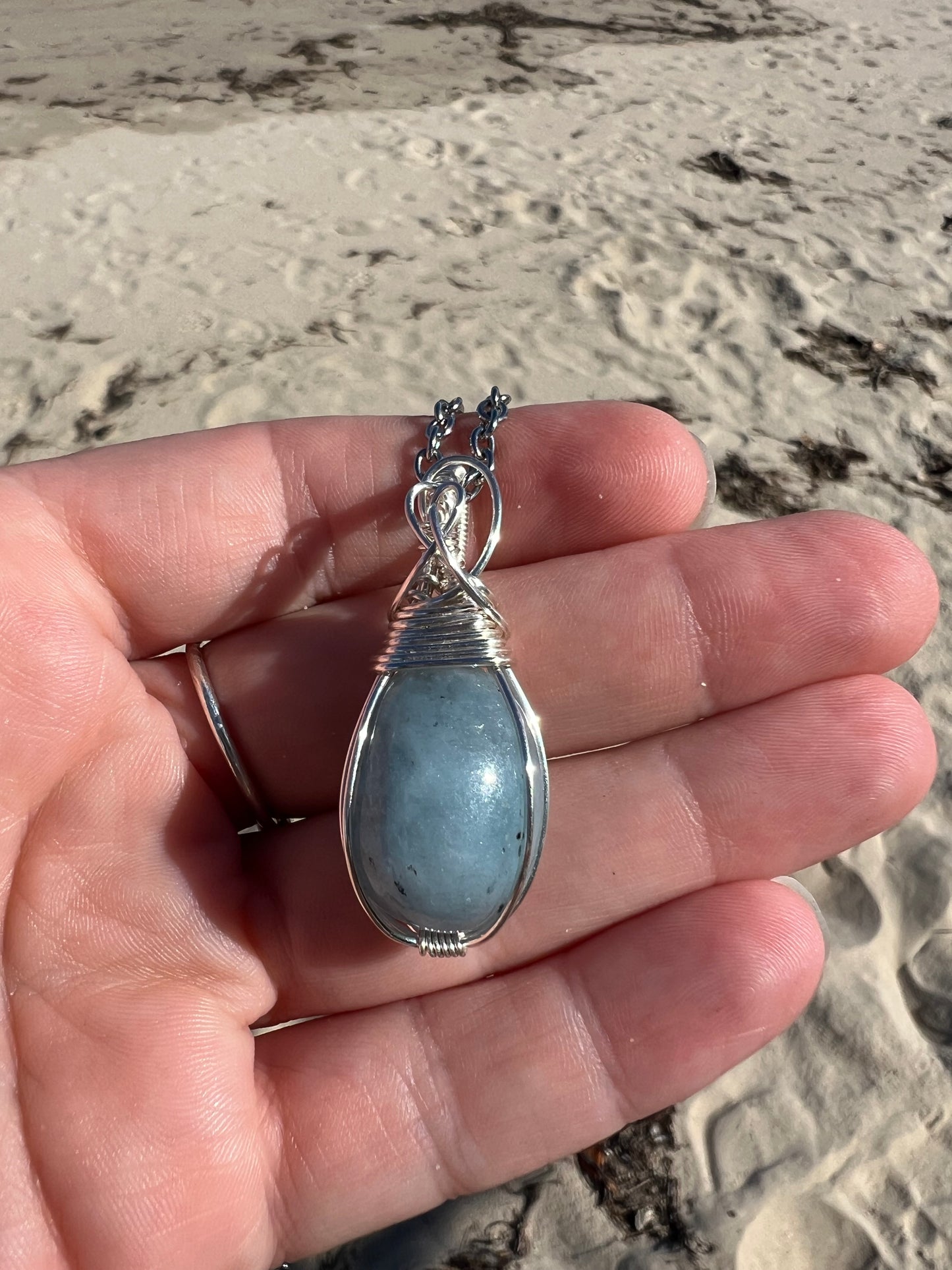 Gorgeous Aquamarine Pendant