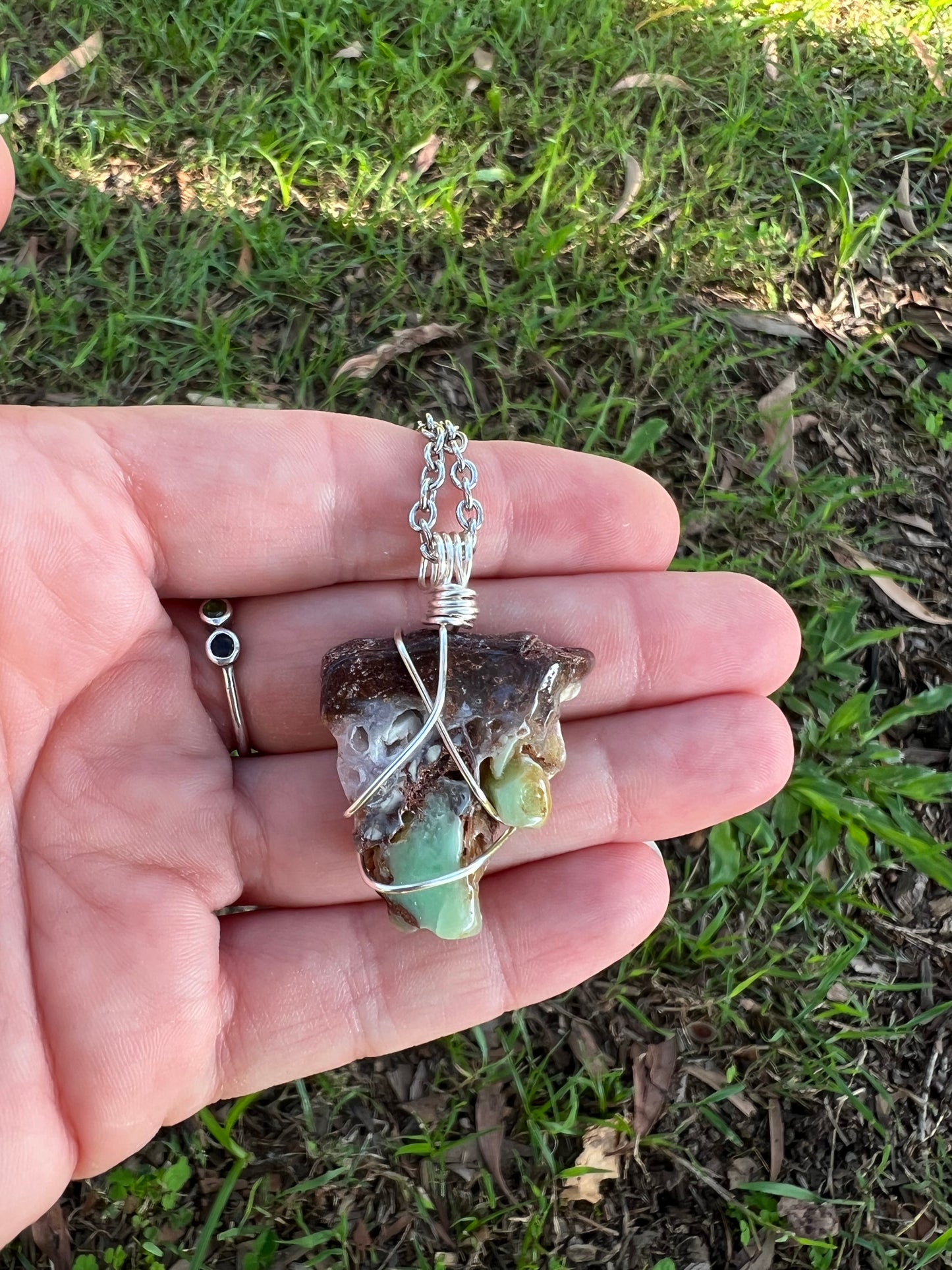 Australian Chrysoprase Pendant