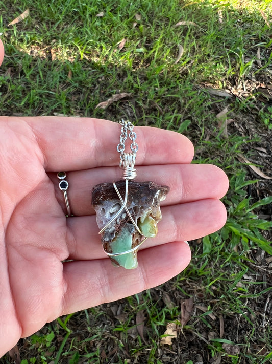 Australian Chrysoprase Pendant