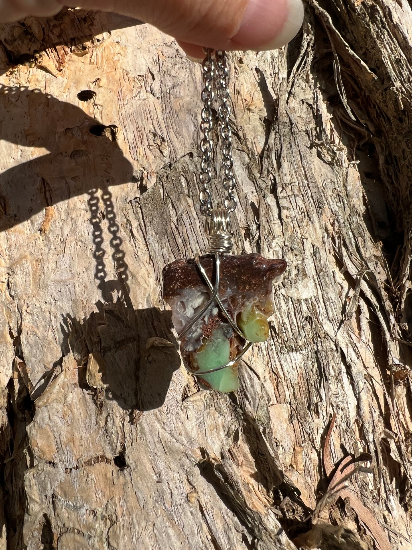 Australian Chrysoprase Pendant